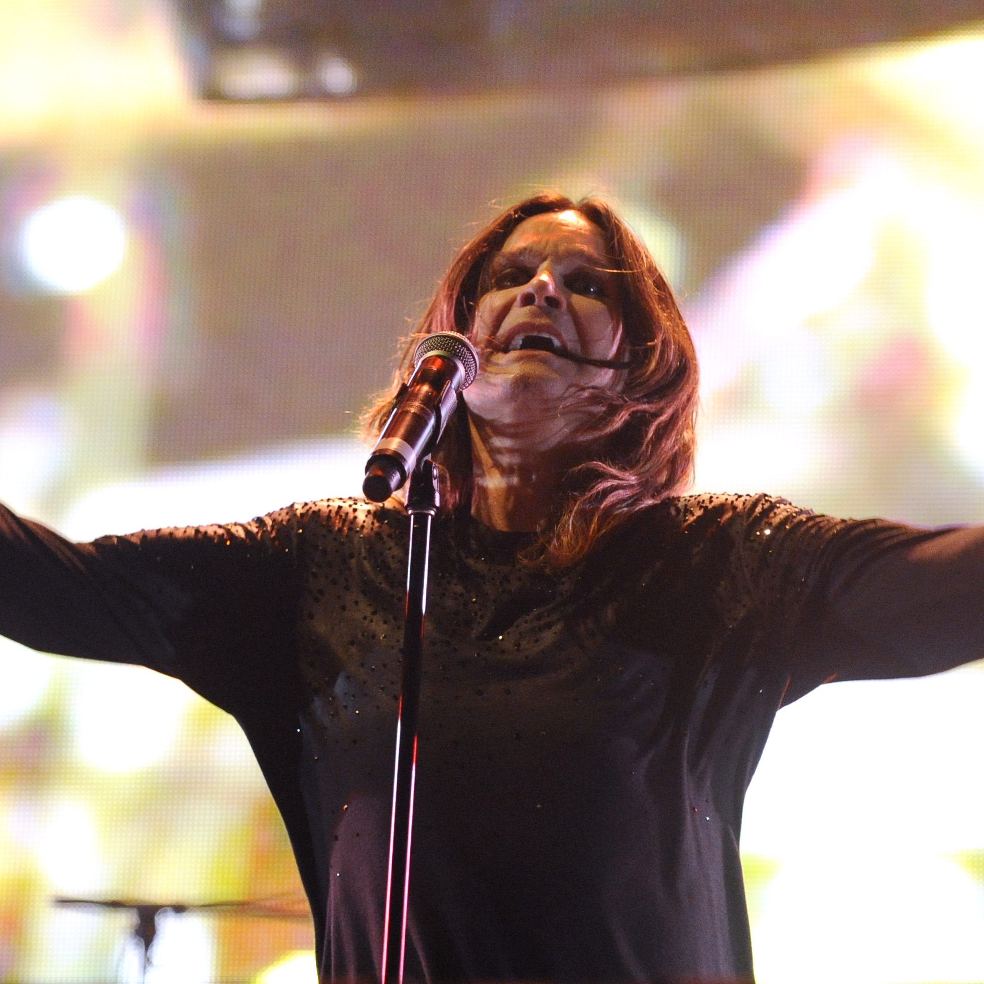 Ozzy Osbourne kommt mit Verspätung nach Wien.