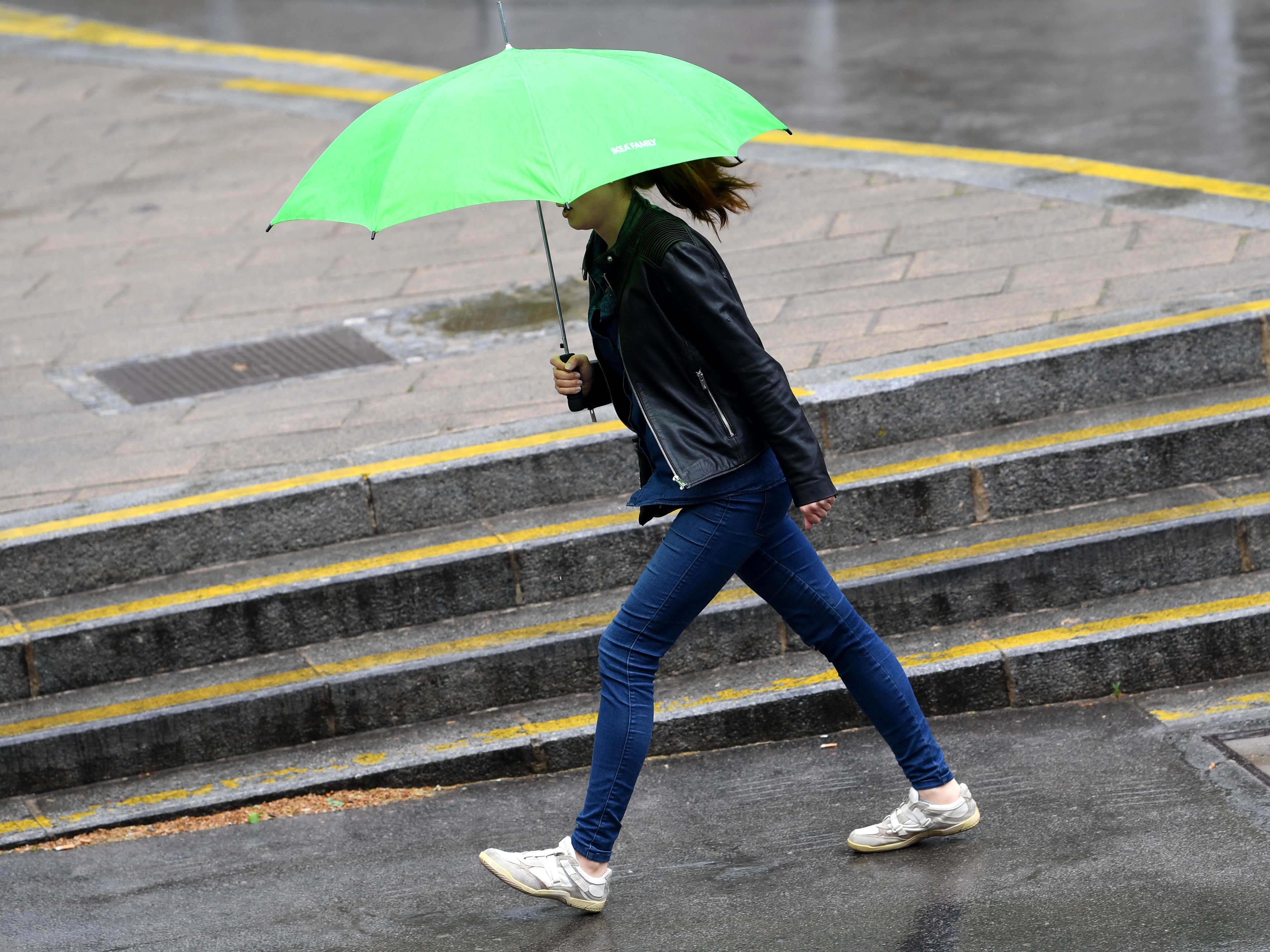 Zeitweise wird mit Regen gerechnet.