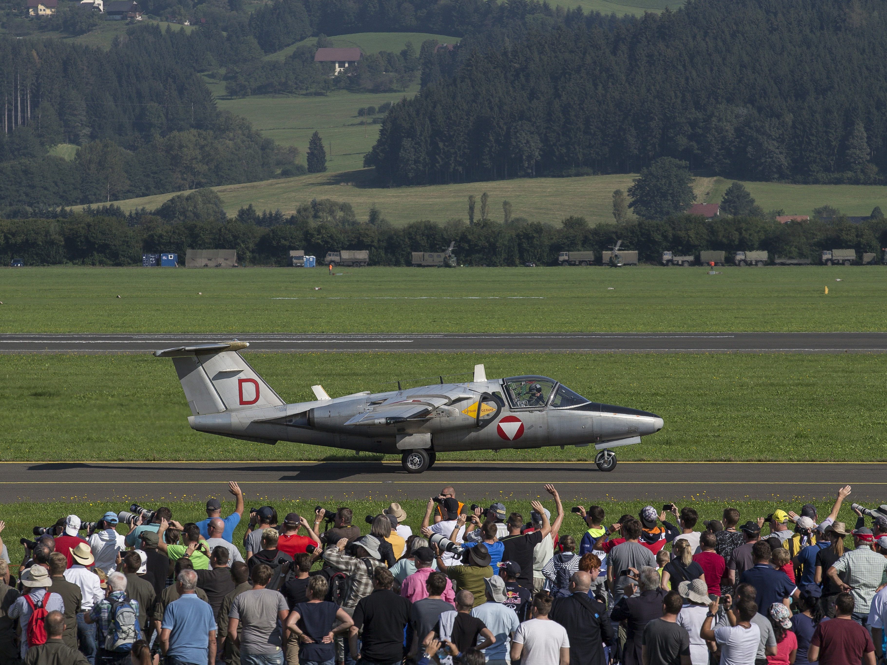 Die gesamten Saab-Flugzeuge des Bundesheers fallen aus.
