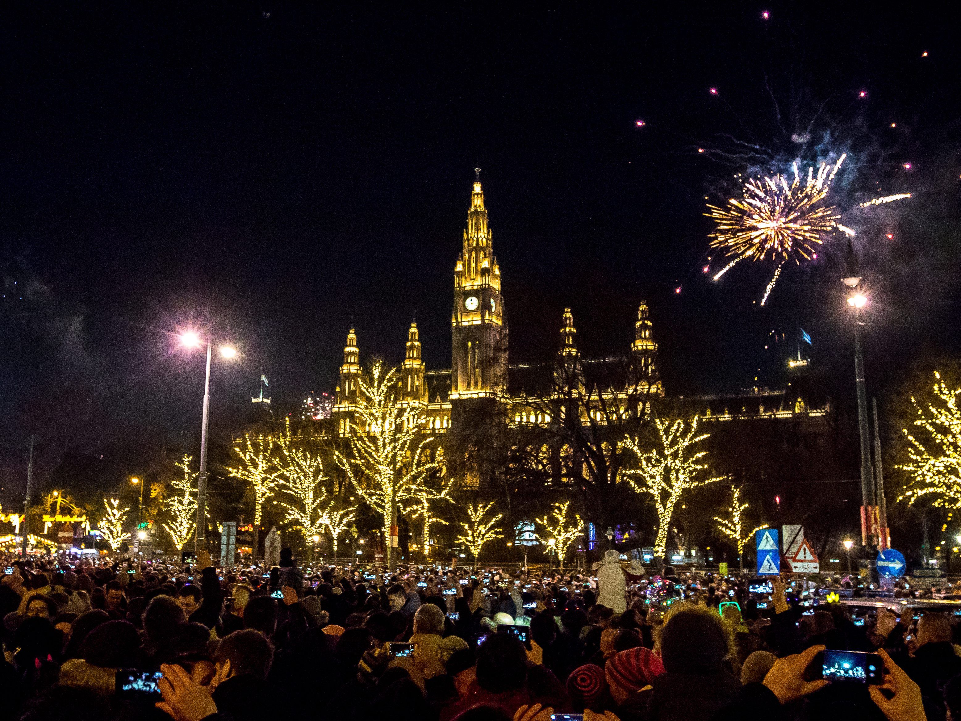 Das Wetter spielt mit: Zu Silvester in Wien darf man sich heuer auf ungetrübten Ausblick auf das Feuerwerk freuen