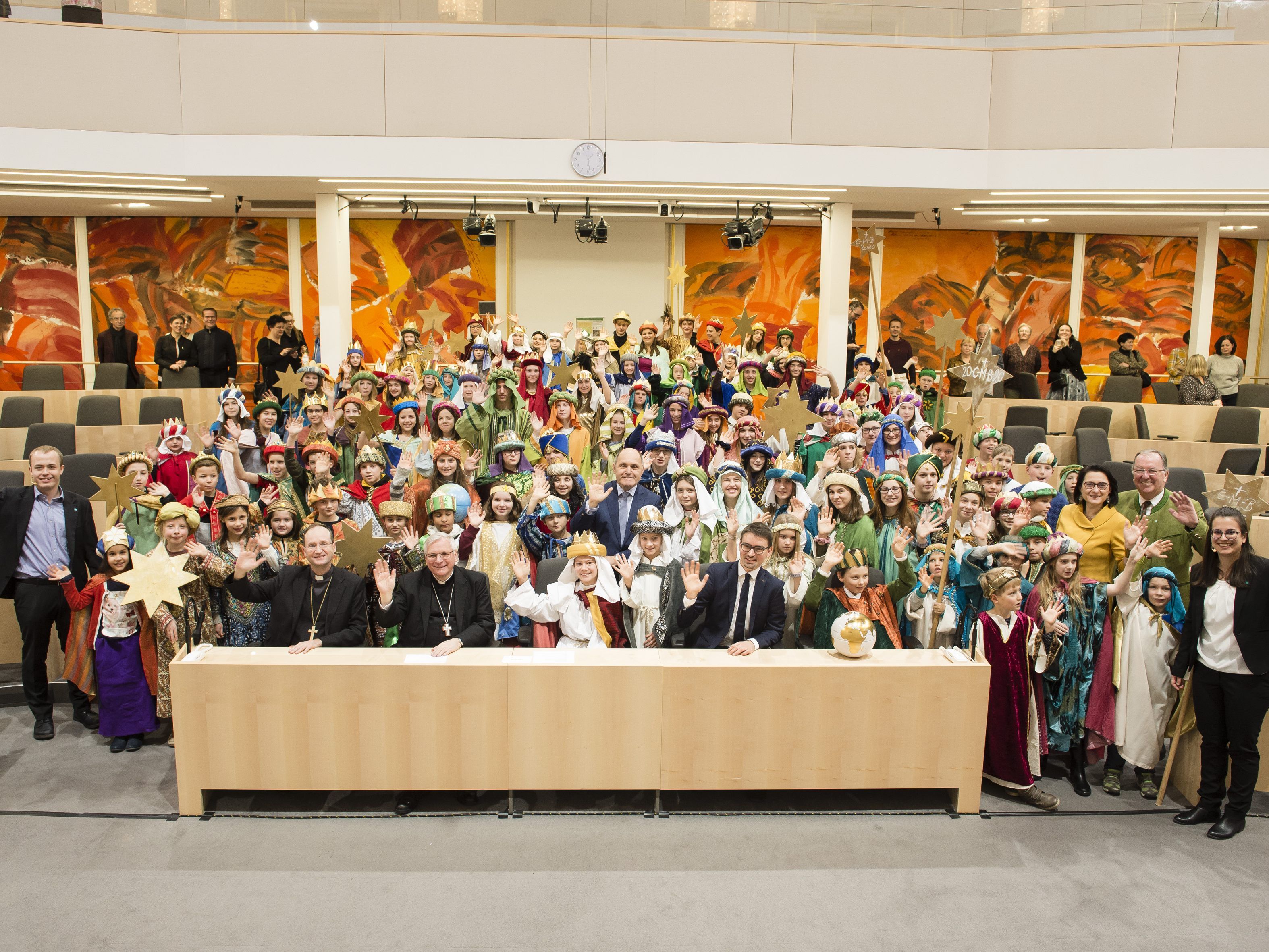 Die Sternsingeraktion hat wieder gestartet.