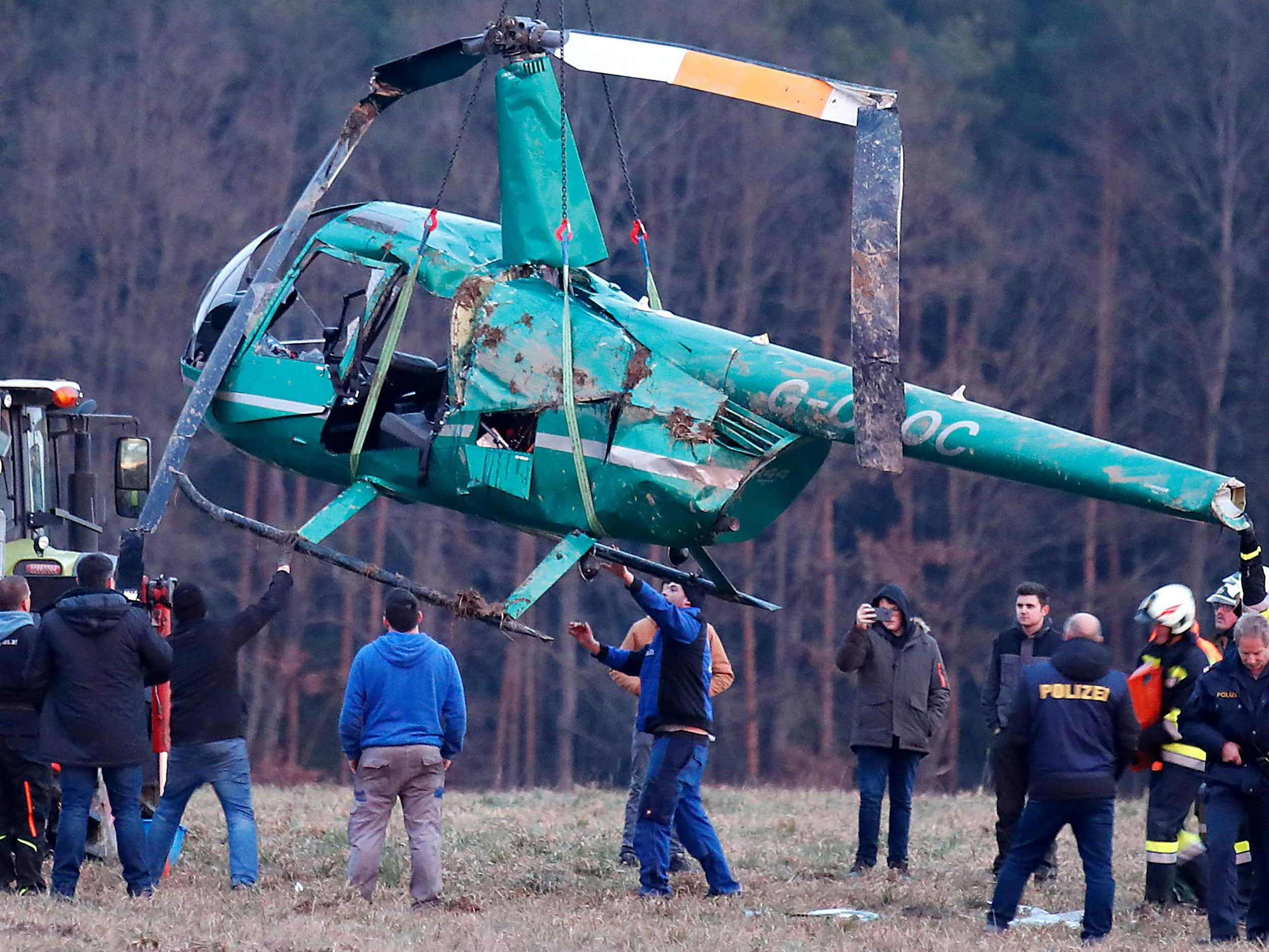 Im Südburgenland wurden drei Menschen bei einem Helikopter-Absturz verletzt.