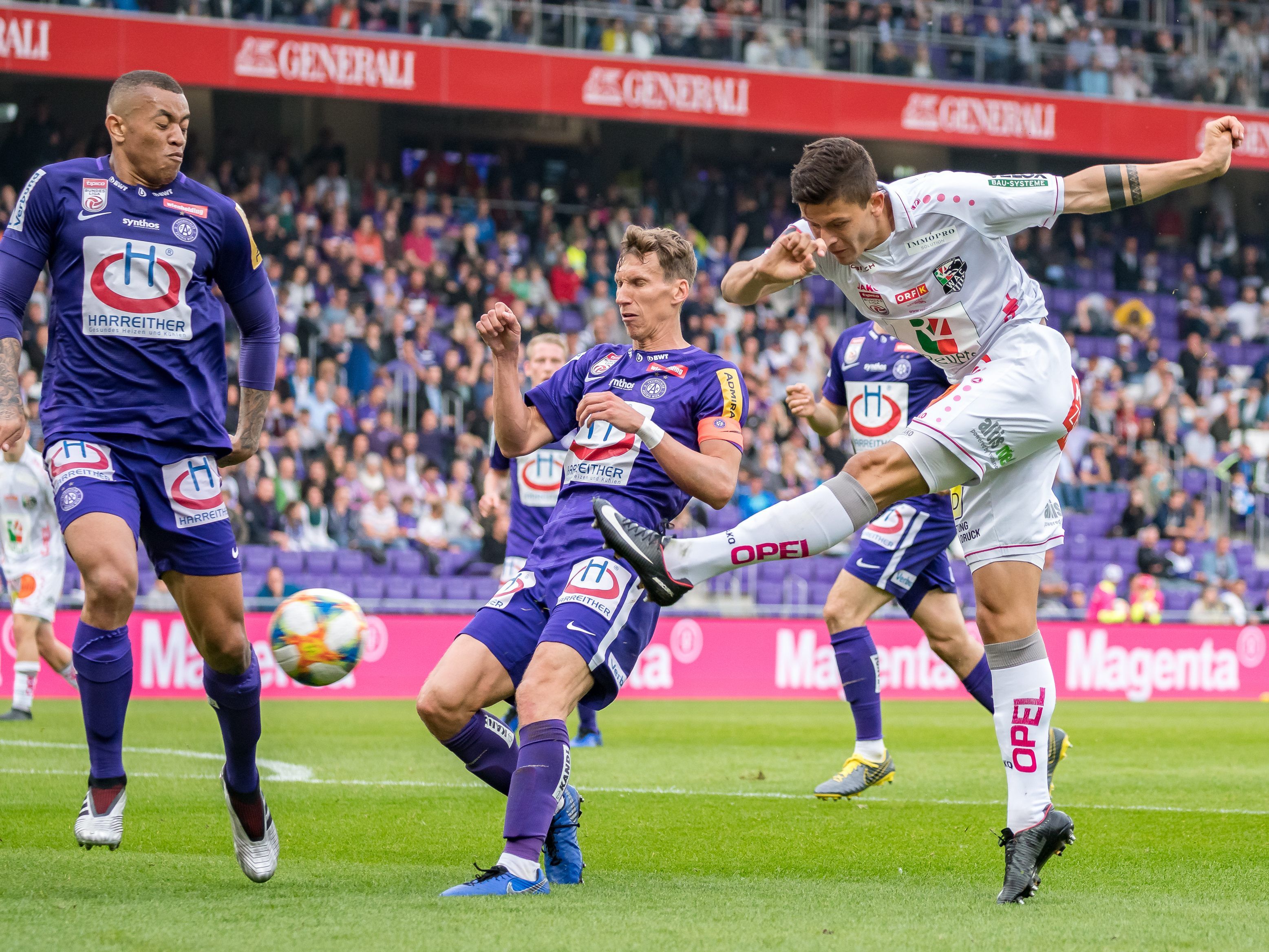 Hier sehen Sie das Match zwischen Austria Wien und WAC live.