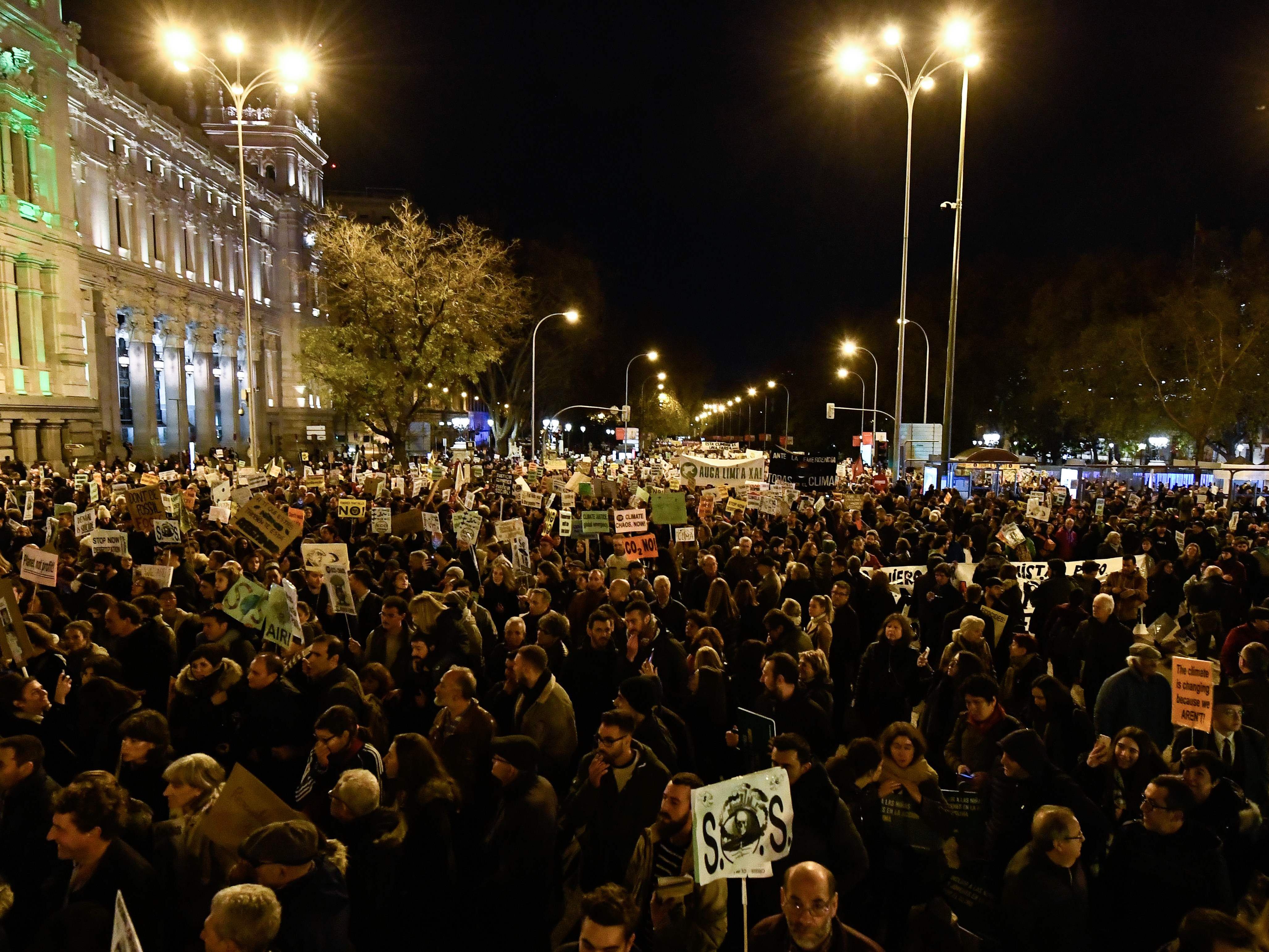 Klima-Demonstration in Madrid.