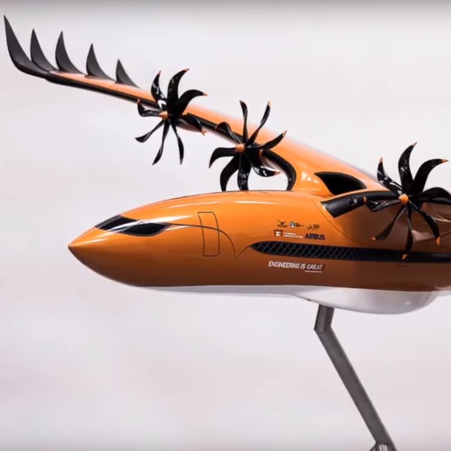 Sieht so das Flugzeug der Zukunft aus?