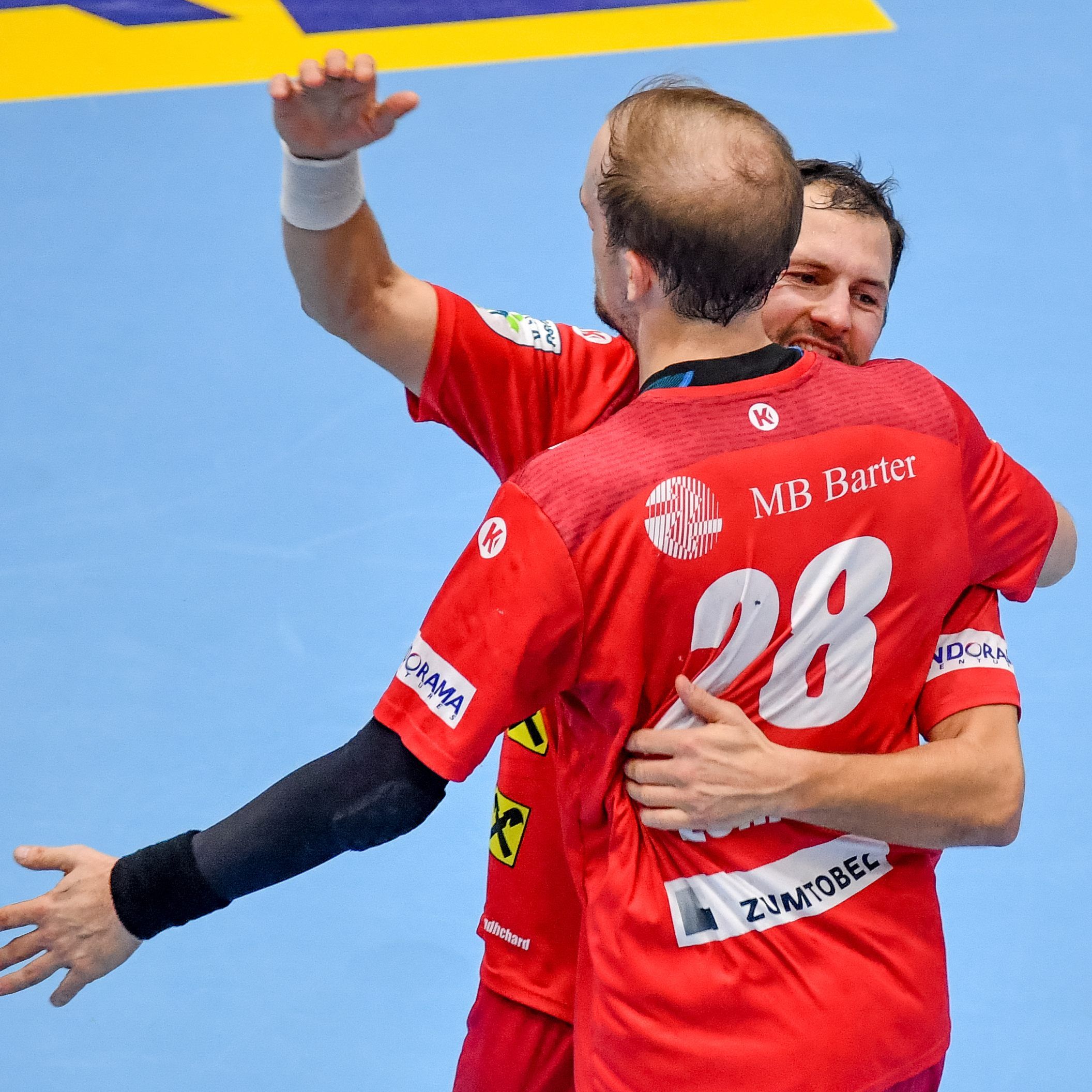 Zeiner, Raschle und Co. jubelten auch in Schwaz über einen vollen Erfolg.