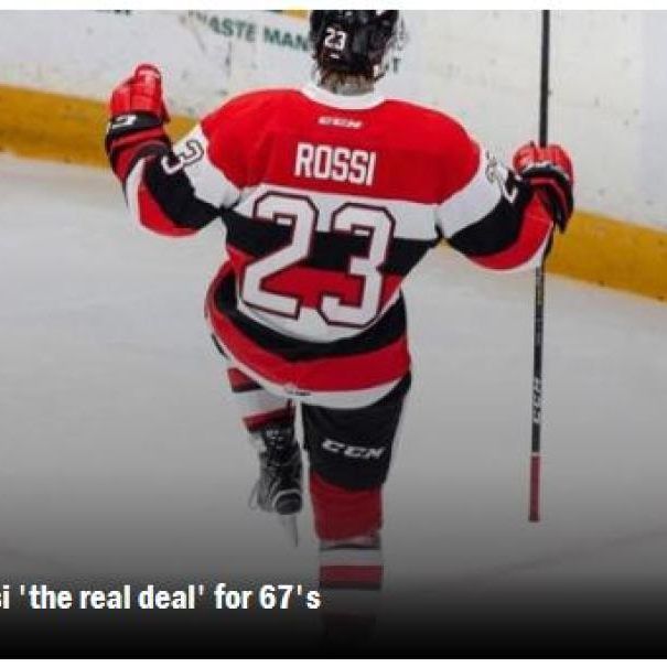 Nur eine Frage der Zeit, bis Rossi in der NHL spielt