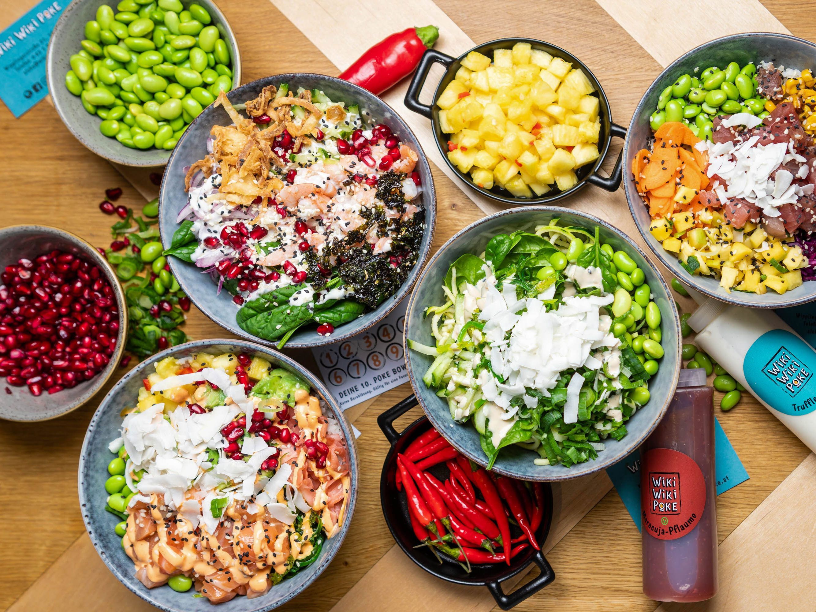 Köstliche Bowls aus dem Hause Wiki Wiki Poke werden nun auch im Freihausviertel serviert Köstliche Bowls aus dem Hause Wiki Wiki Poke werden nun auch im Freihausviertel serviert