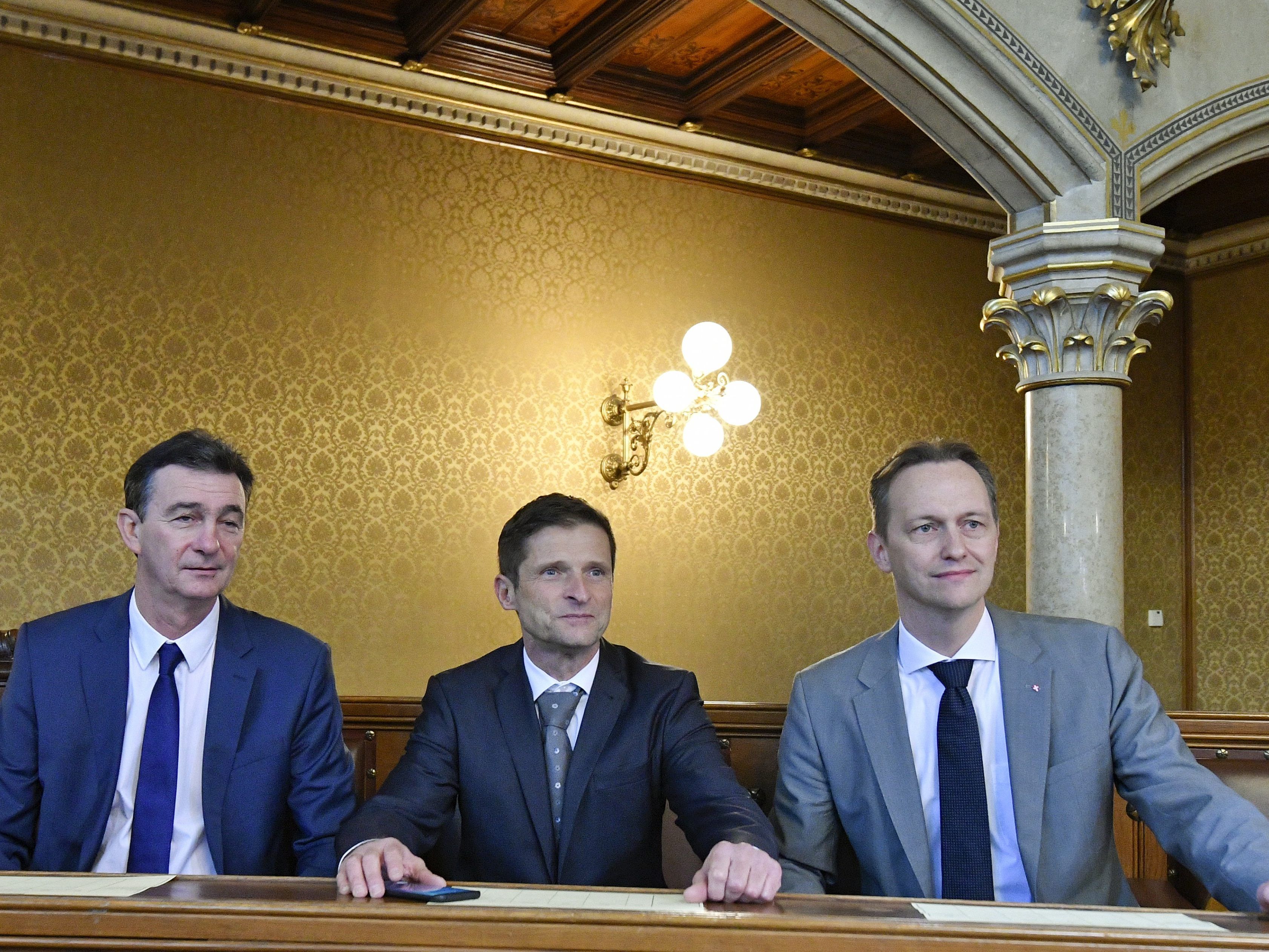 Momentan besteht die DAÖ nur aus Baron (L), Kops (M) und Handler. Momentan besteht die DAÖ nur aus Baron (L), Kops (M) und Handler.