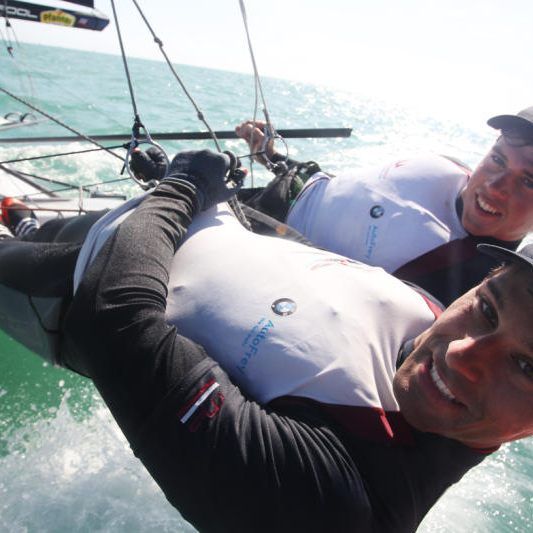 Bildstein/Hussl als Dritte in WM-Goldflotte