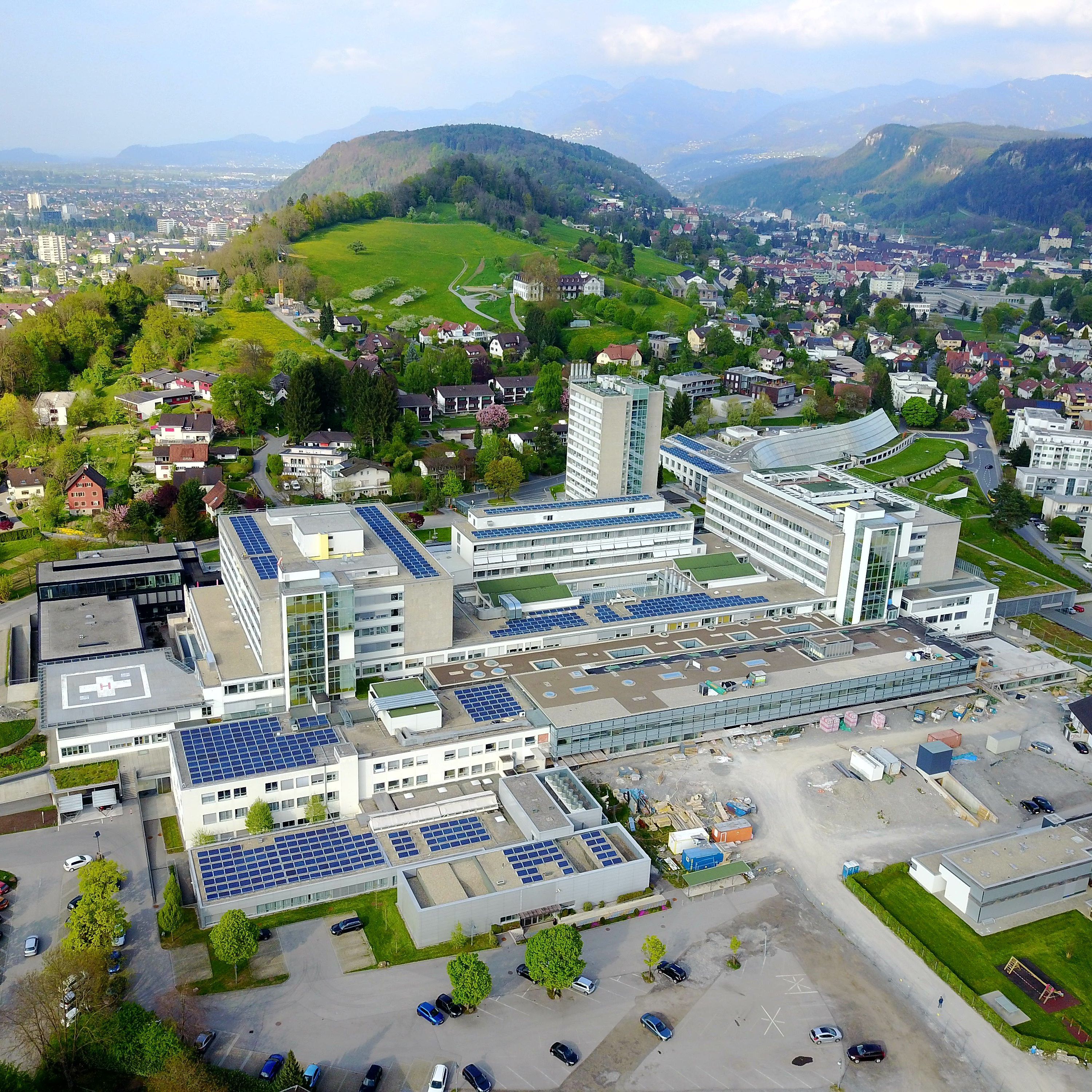 Ein großer Teil der Investitionen fließt 2020 in das Landeskrankenhaus Feldkirch.