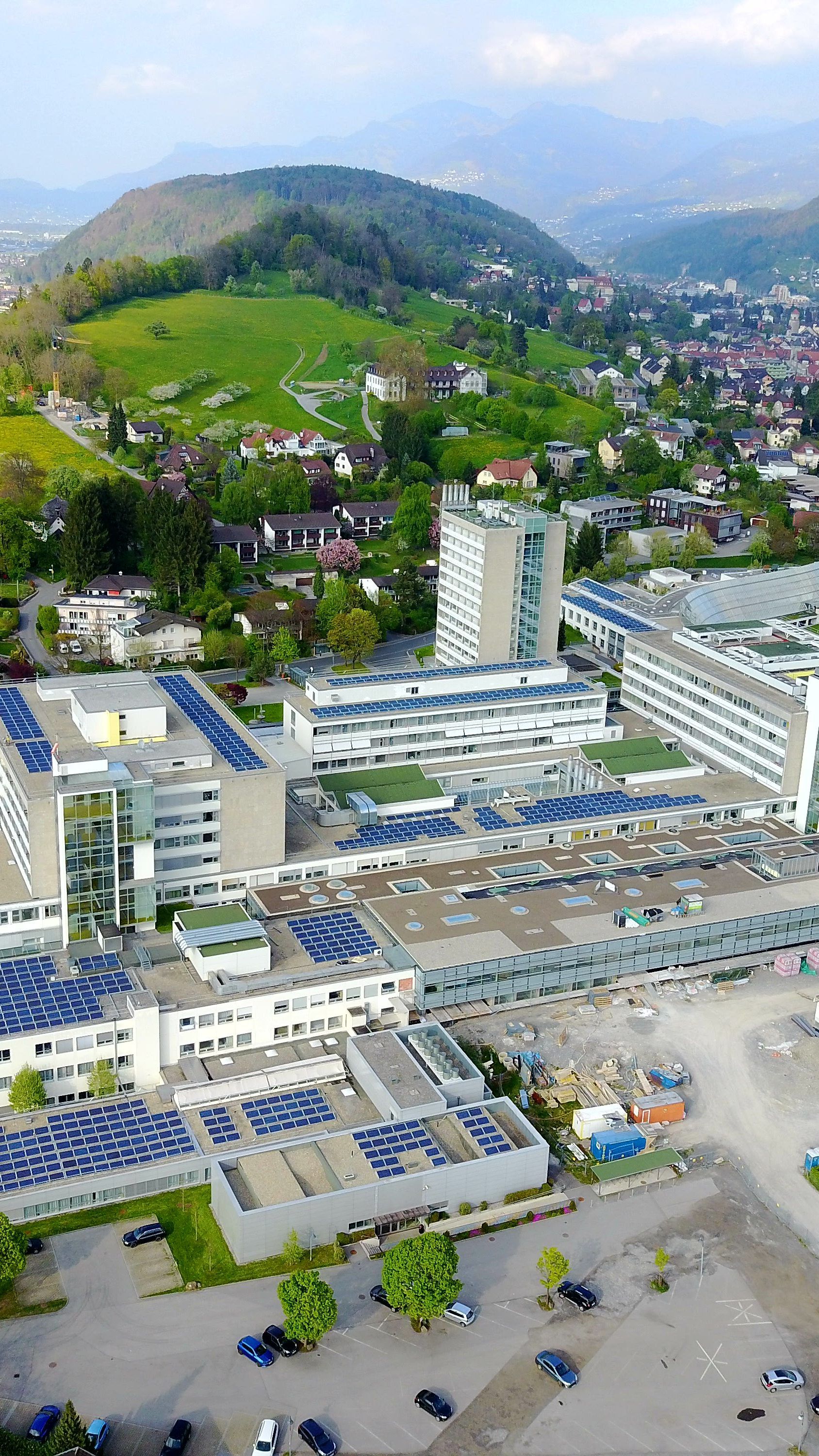 Ein großer Teil der Investitionen fließt 2020 in das Landeskrankenhaus Feldkirch.