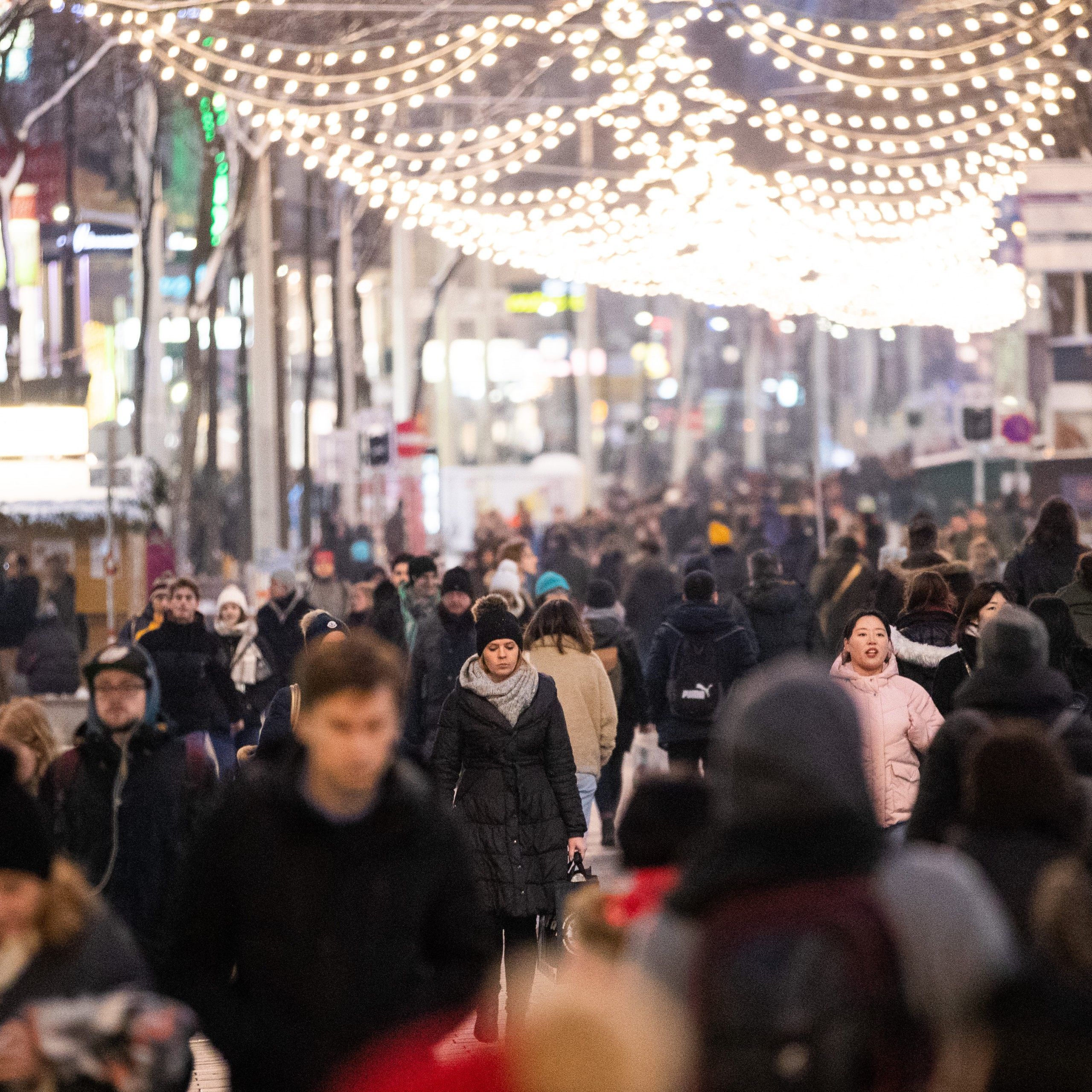 Weihnachtszeit bedeutet in Wien Shoppingzeit.