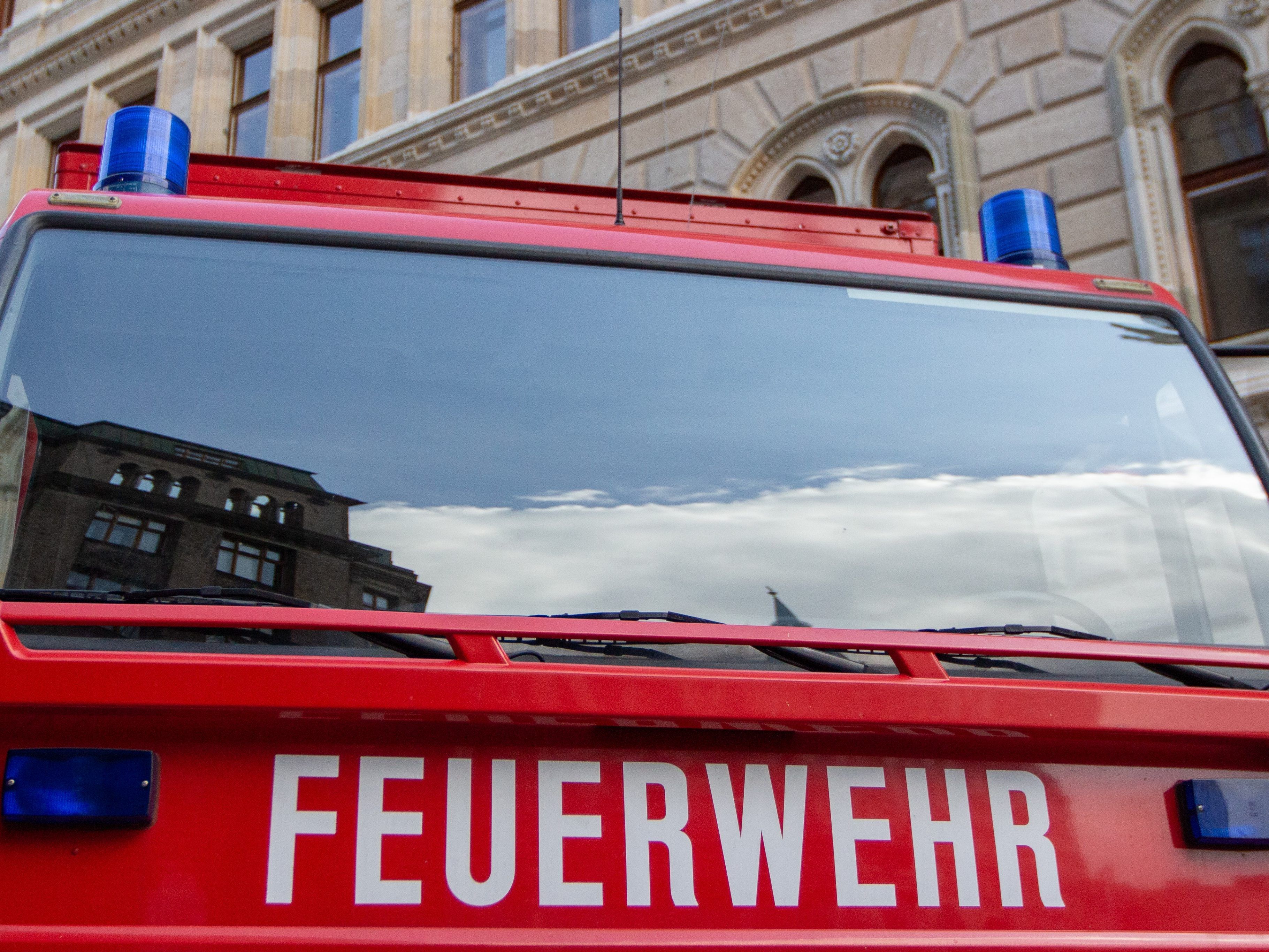 Die Berufsfeuerwehr eilte dem jungen Mann zu Hilfe.