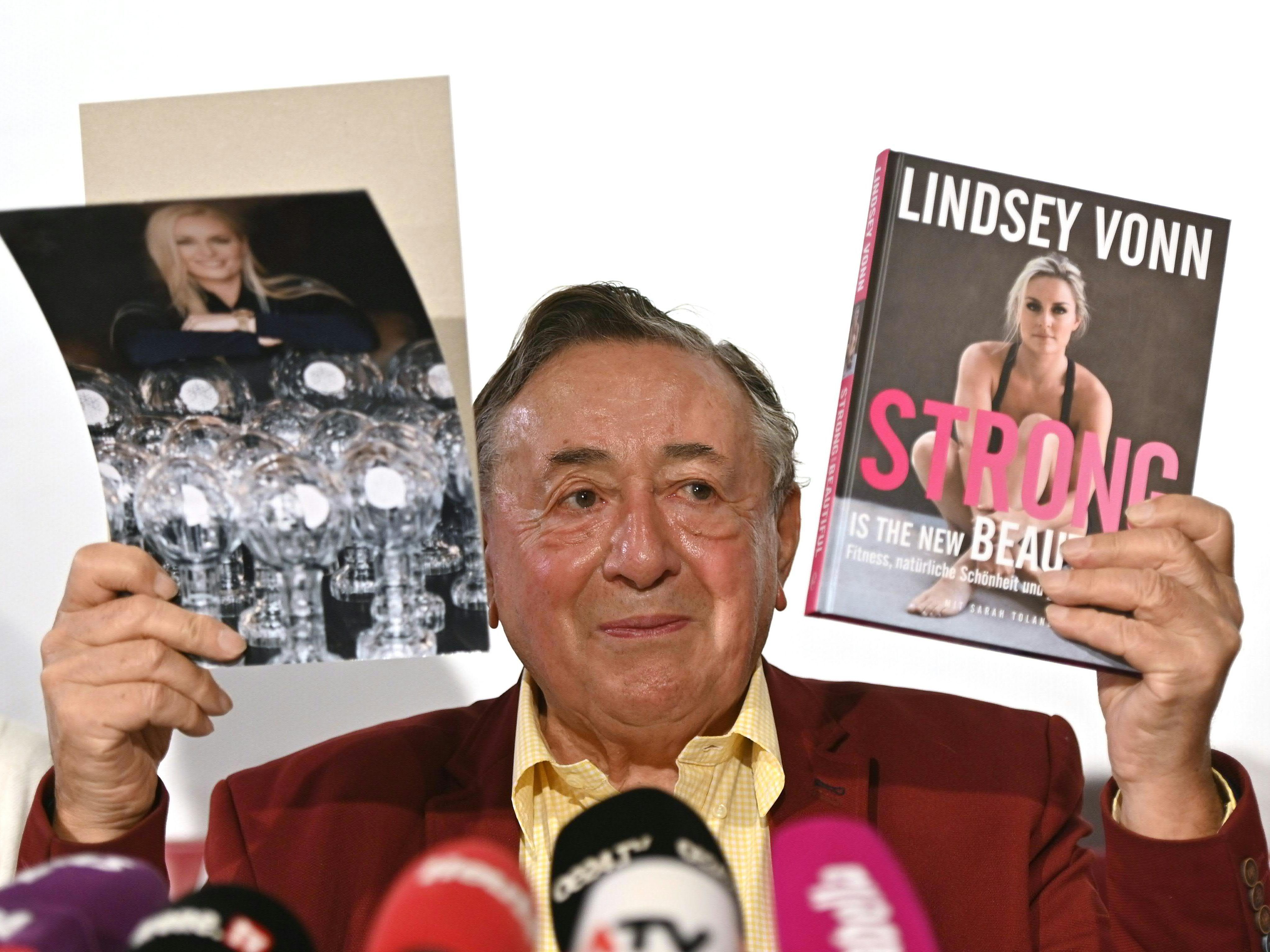 Baumeister Richard Lugner wird dieses Jahr von US-Skistar Lindsey Vonn zum Wiener Opernball begleitet