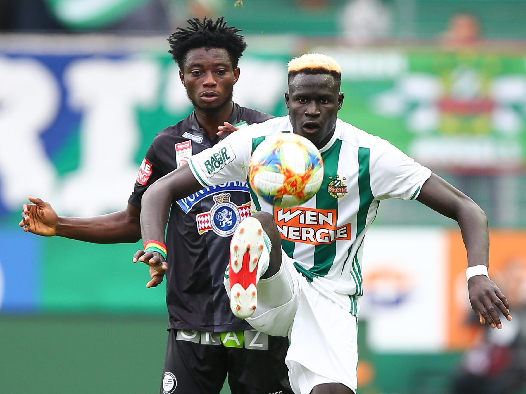Stürmer Aliou Badji verlässt den SK Rapid Wien in Richtung Kairo. Stürmer Aliou Badji verlässt den SK Rapid Wien in Richtung Kairo.