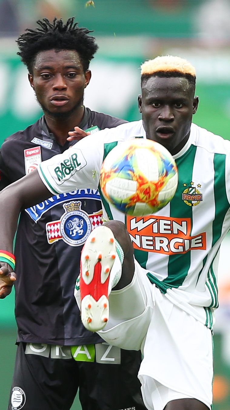 Stürmer Aliou Badji verlässt den SK Rapid Wien in Richtung Kairo.