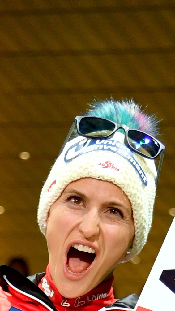 Die Athletin des ÖSV Eva Pinkelnig