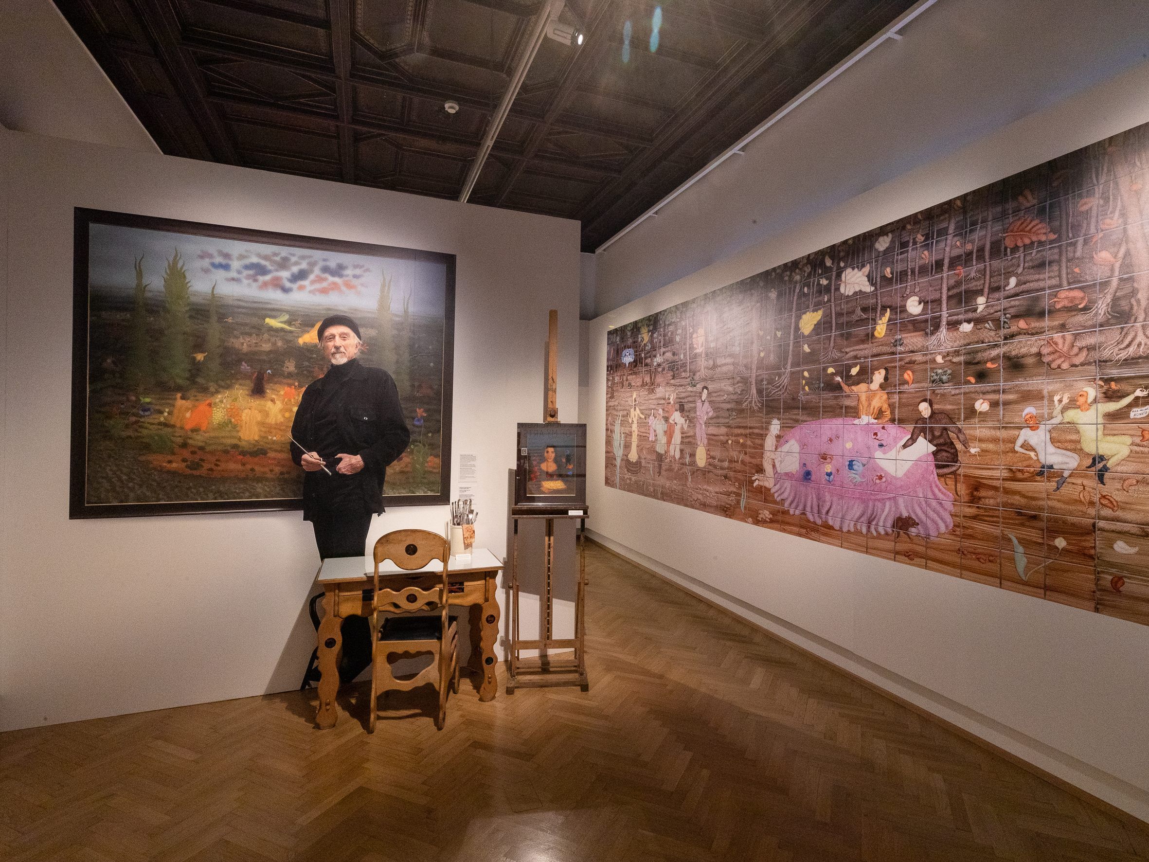 Als besonderer Besuchermagnet erwies sich die "Arik Brauer"-Ausstellung.