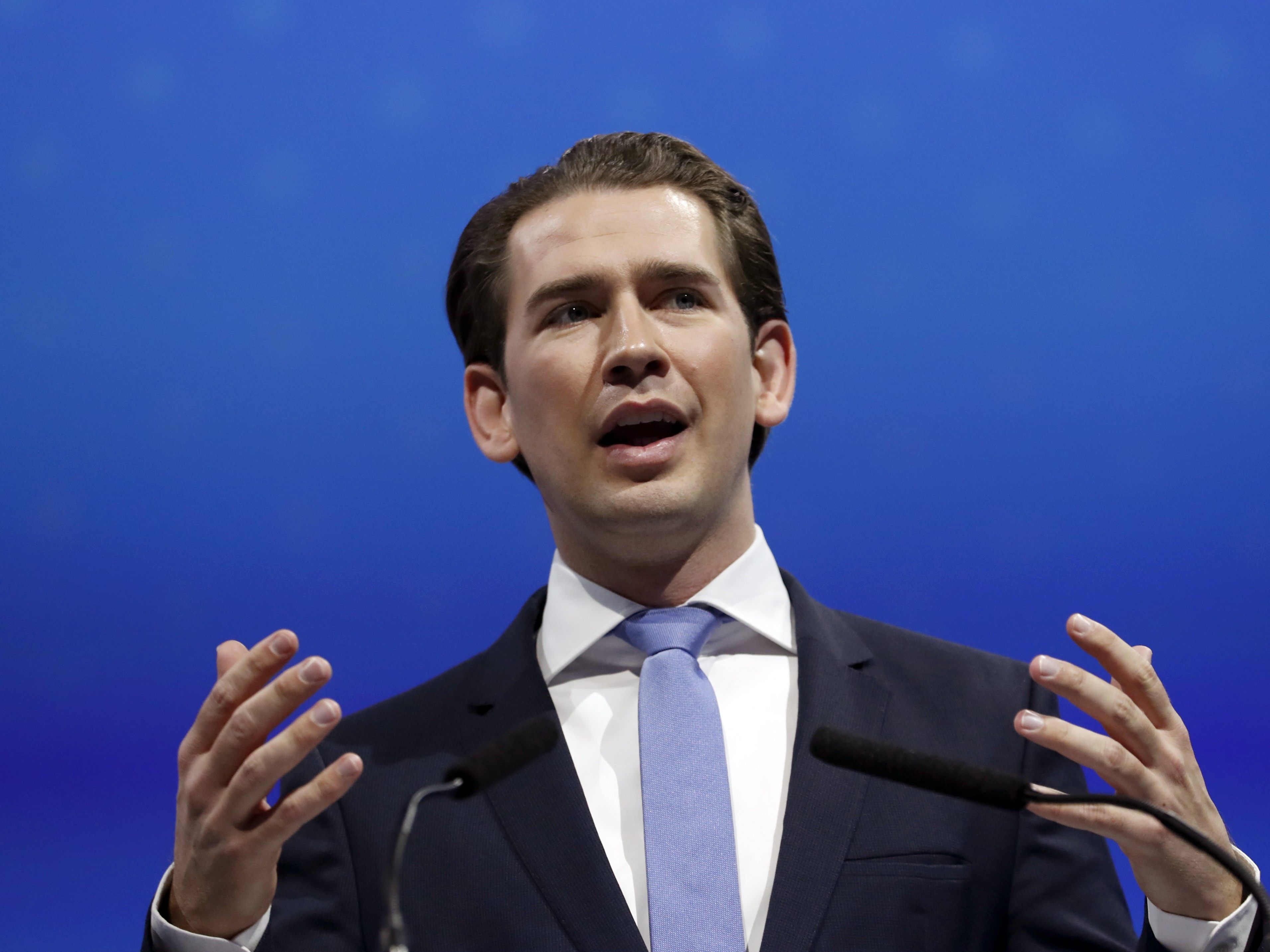 Sebastian Kurz ist mit dem Regierungsprogramm "äußerst zufrieden".