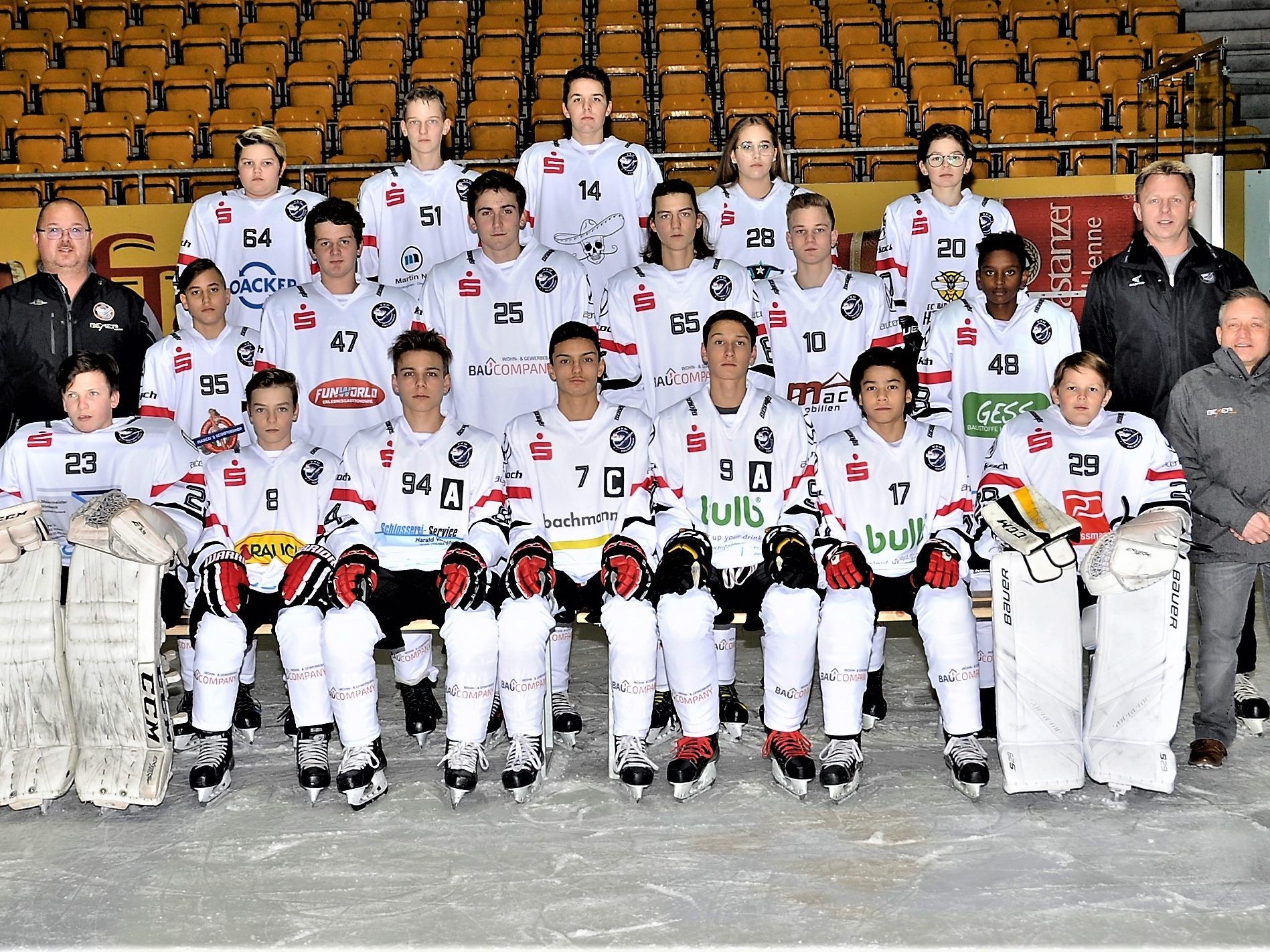 Das U16 Team der VEU Feldkirch