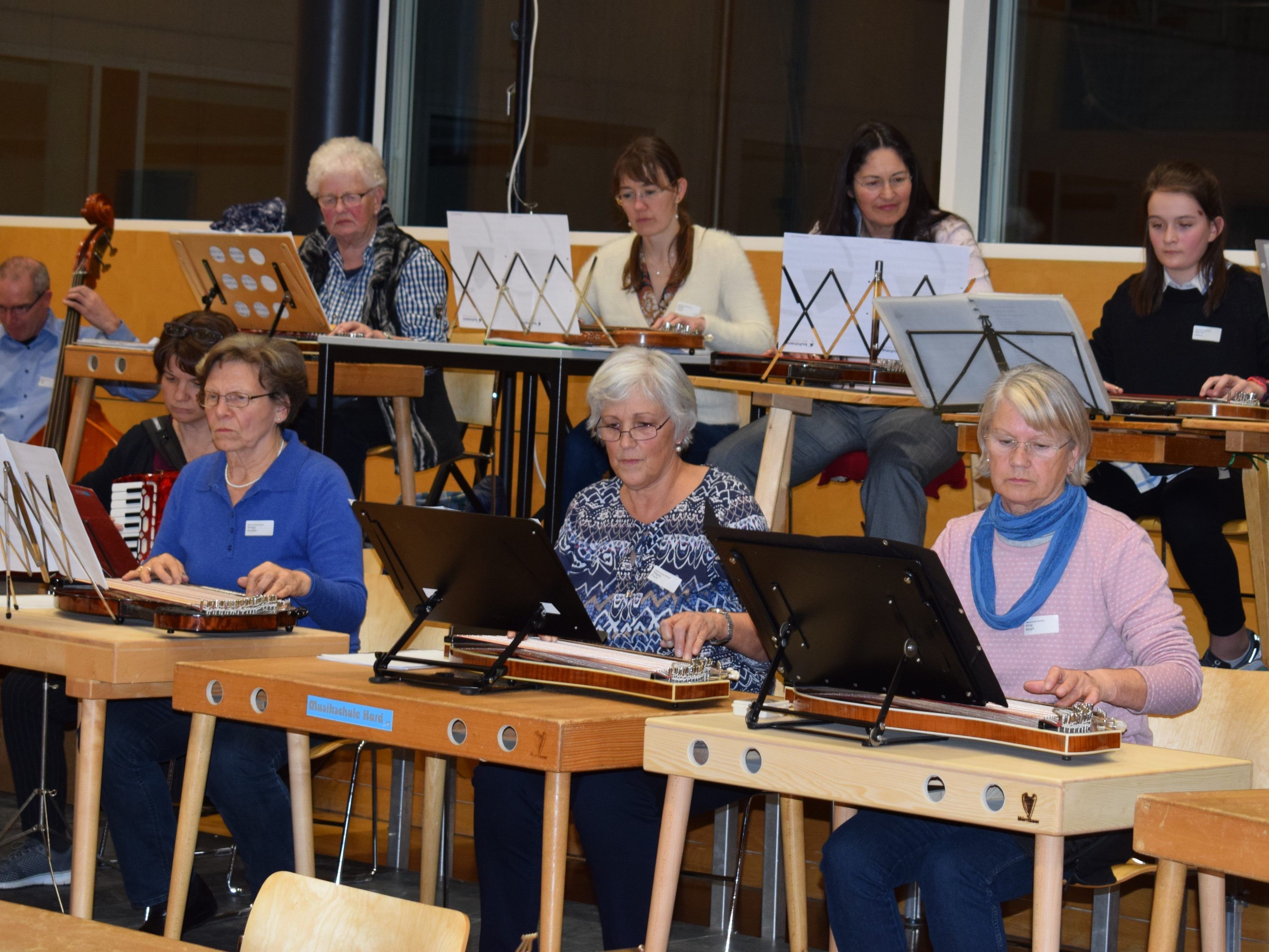 Alle Mitwirkenden waren mit Freude am Musizieren.