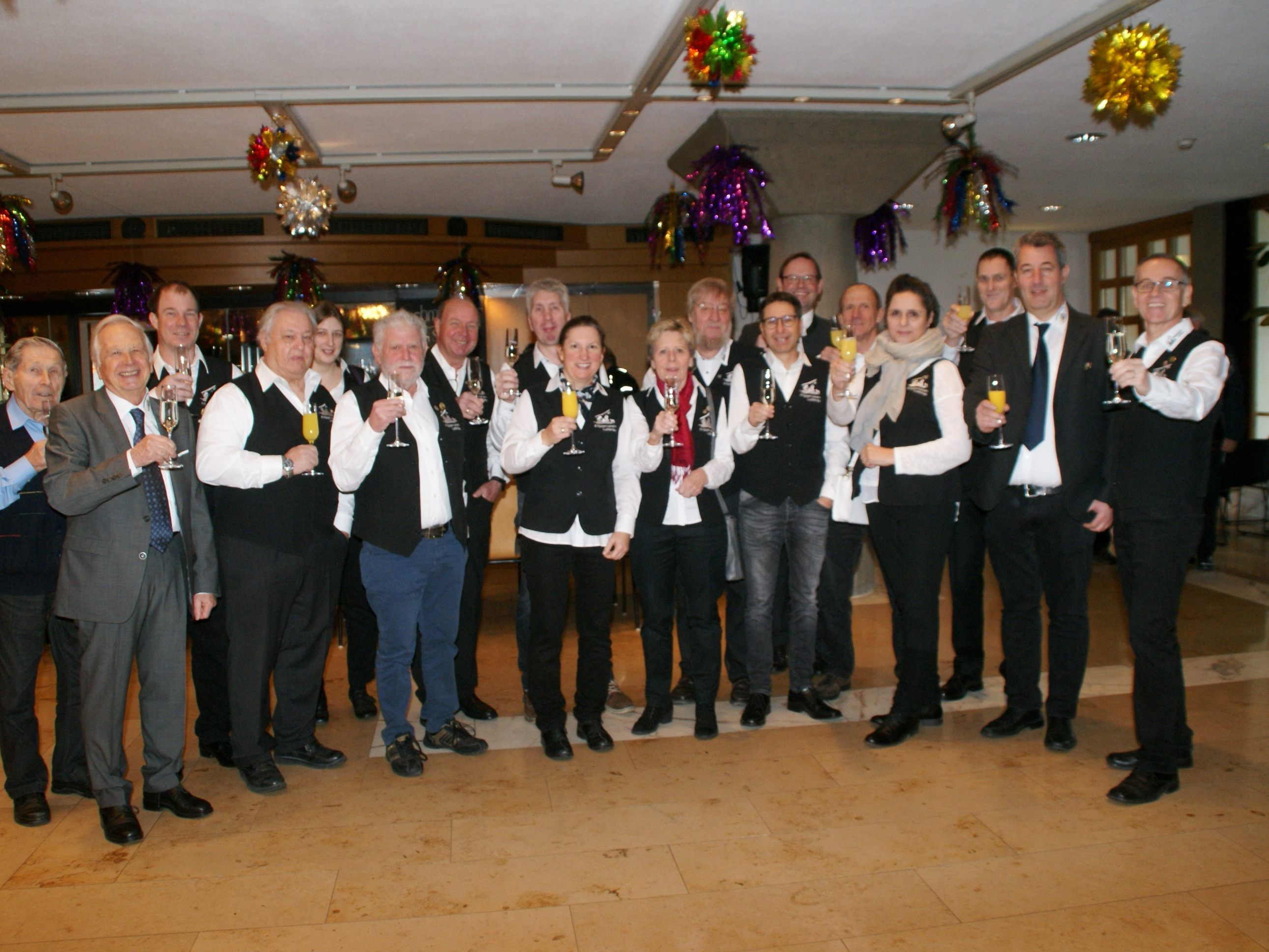 Die Lustenauer Krippenbauer fungierten als Gastgeber Die Lustenauer Krippenbauer fungierten als Gastgeber