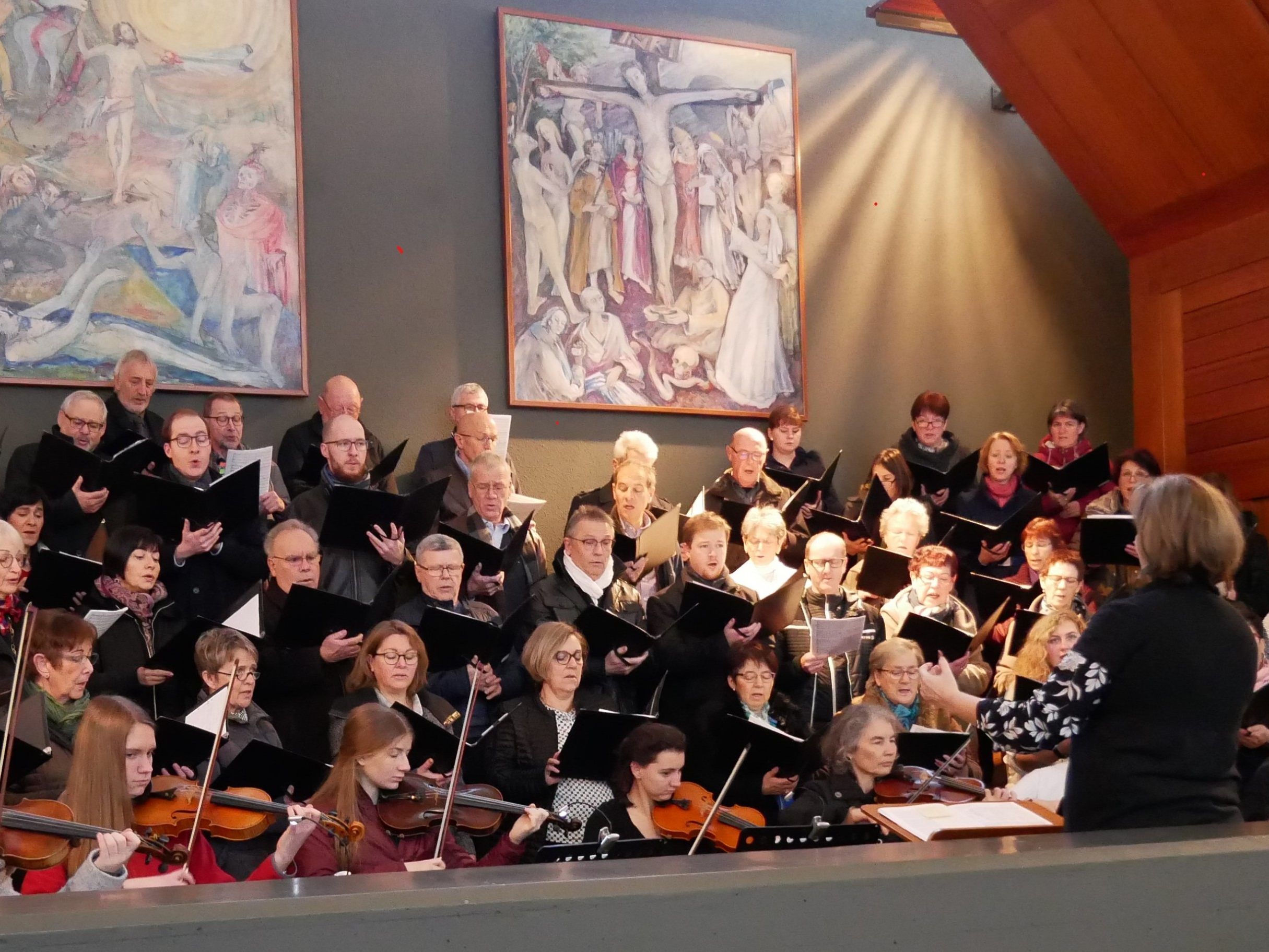 Frohsinn Nofels in der Pfarrkirche Tosters Frohsinn Nofels in der Pfarrkirche Tosters