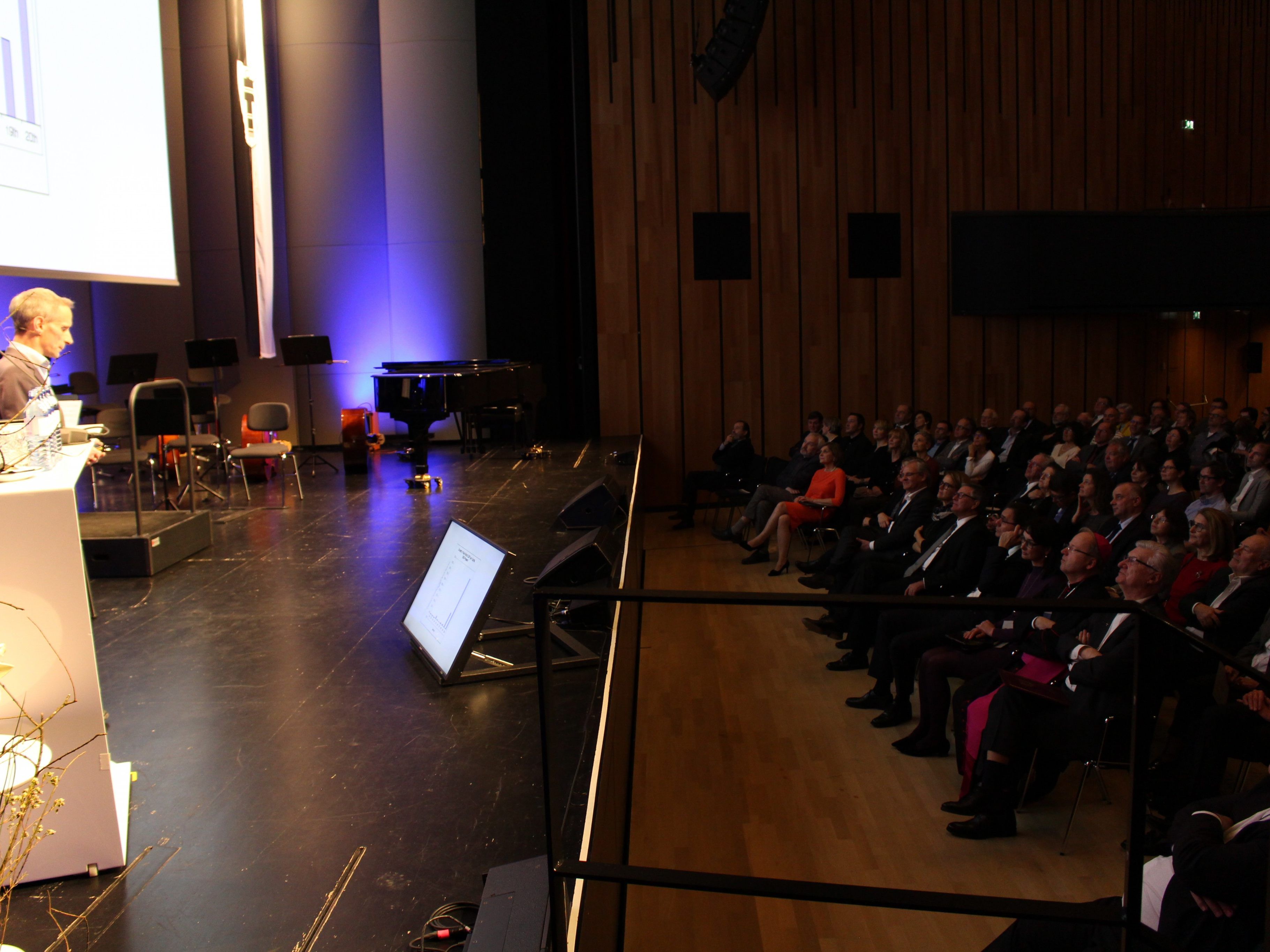 Prof. Dr. Mathias Binswanger hielt eine spannende Festrede zum Thema Wachstum.