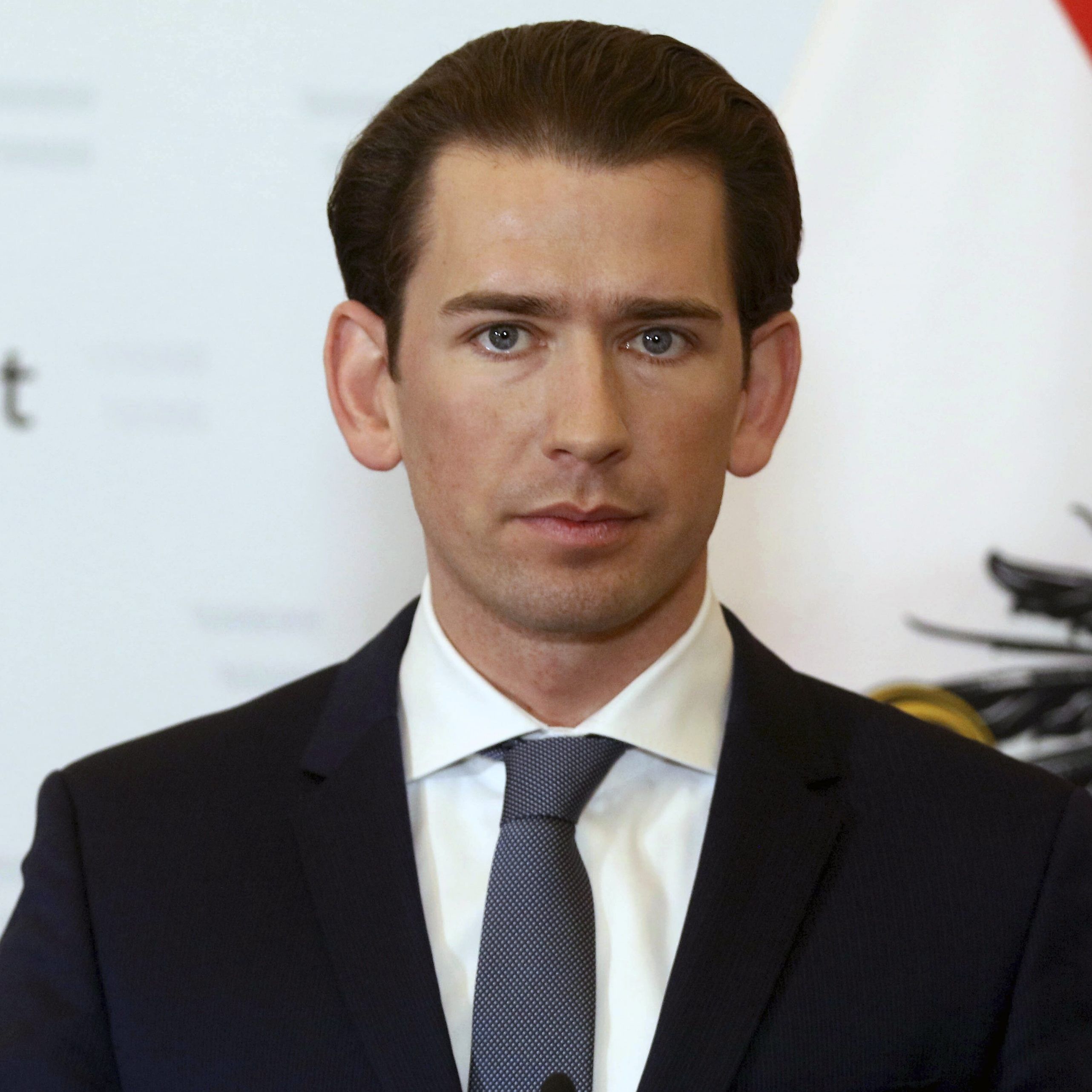 Kanzler Kurz gibt die Pläne für das "5Giganetz" der Telekom Austria bekannt.