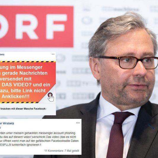 Wrabetz fiel auf eine Betrugsmasche im Internet herein