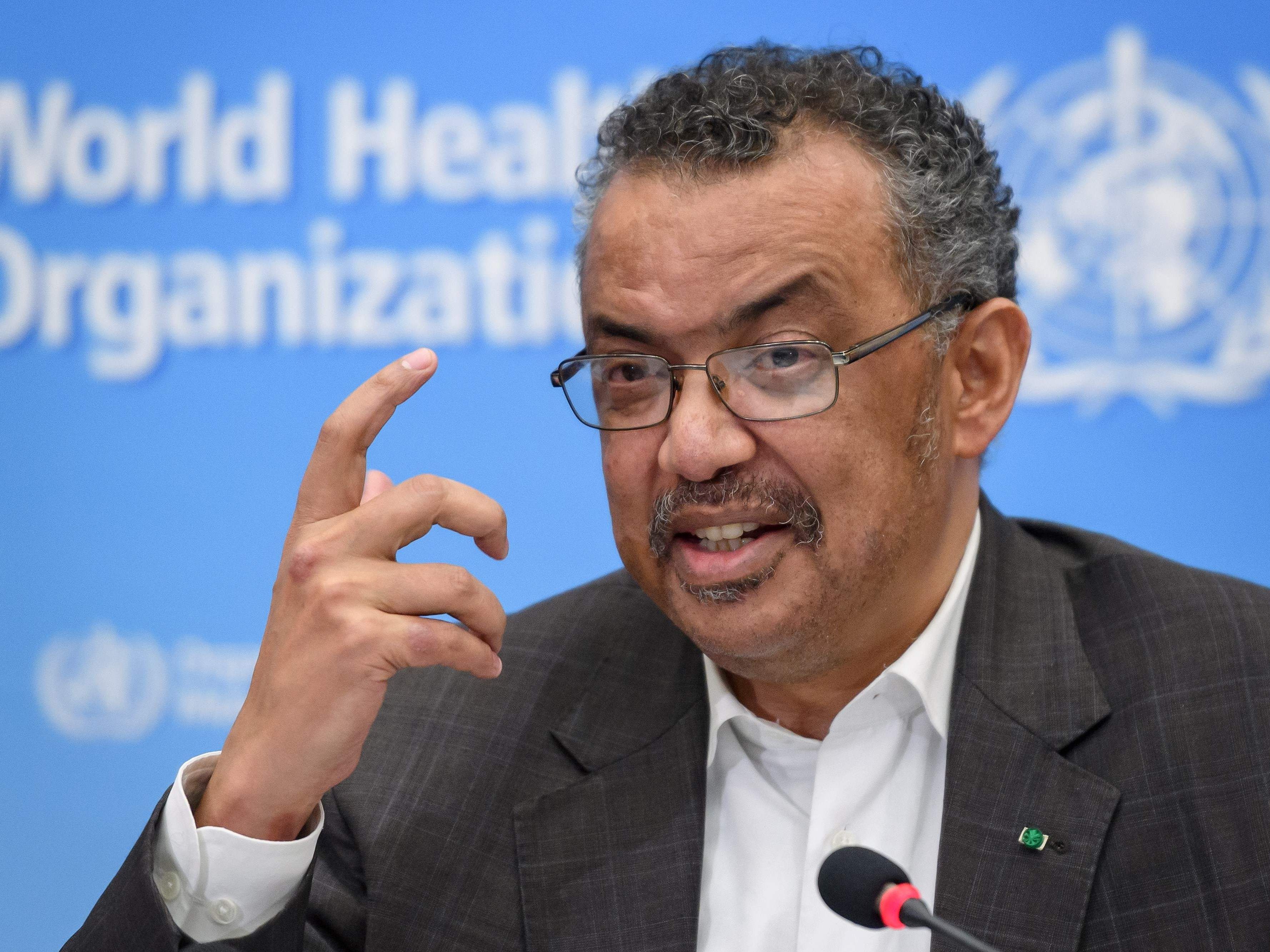 Tedros Adhanom Ghebreyesus, Generaldirektor der WHO, nach einer Notfallsitzung zum Coronovirus am 30. Jänner.