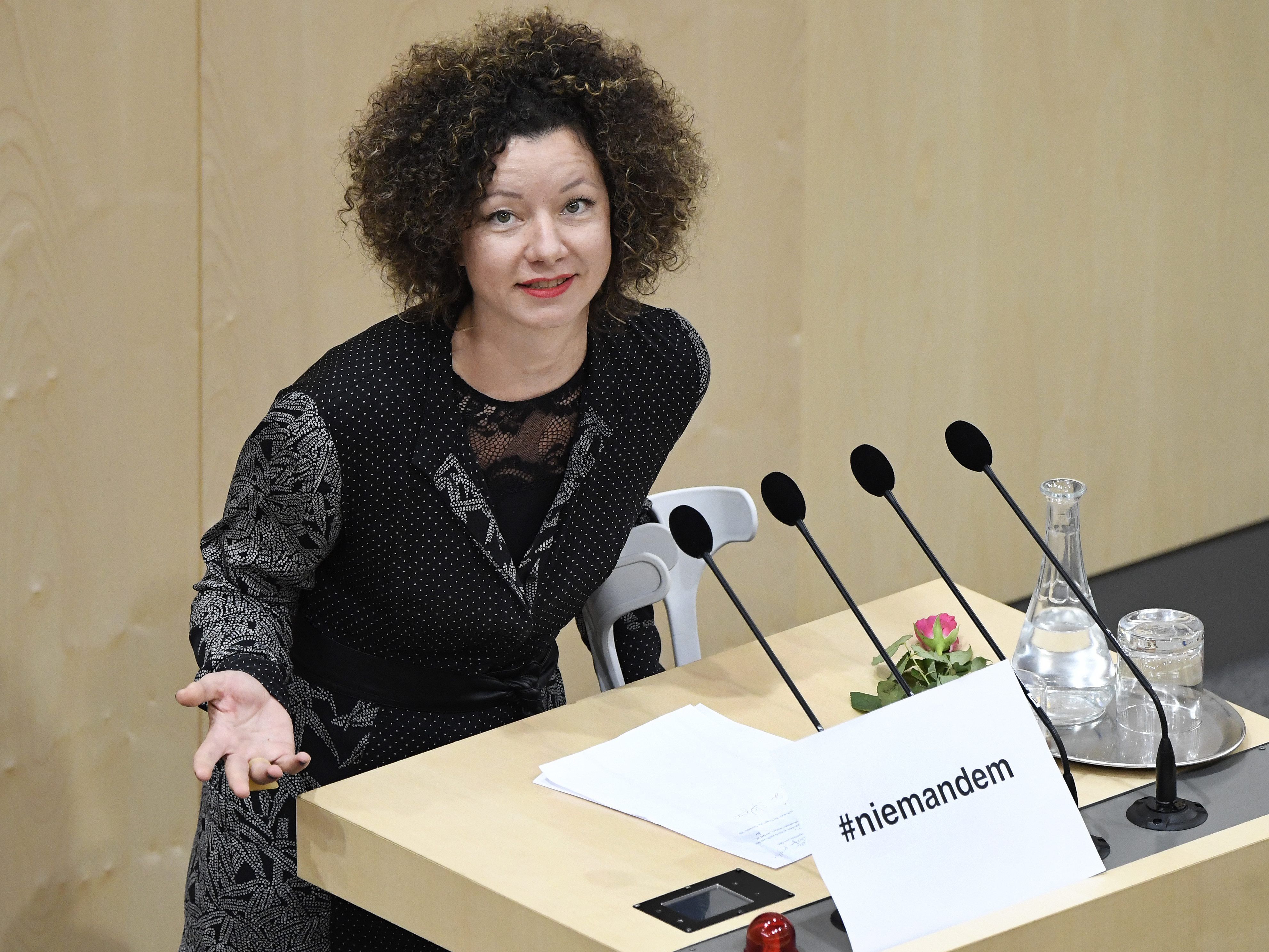 Martha Bißmann kündigte ihre Kandidatur an.