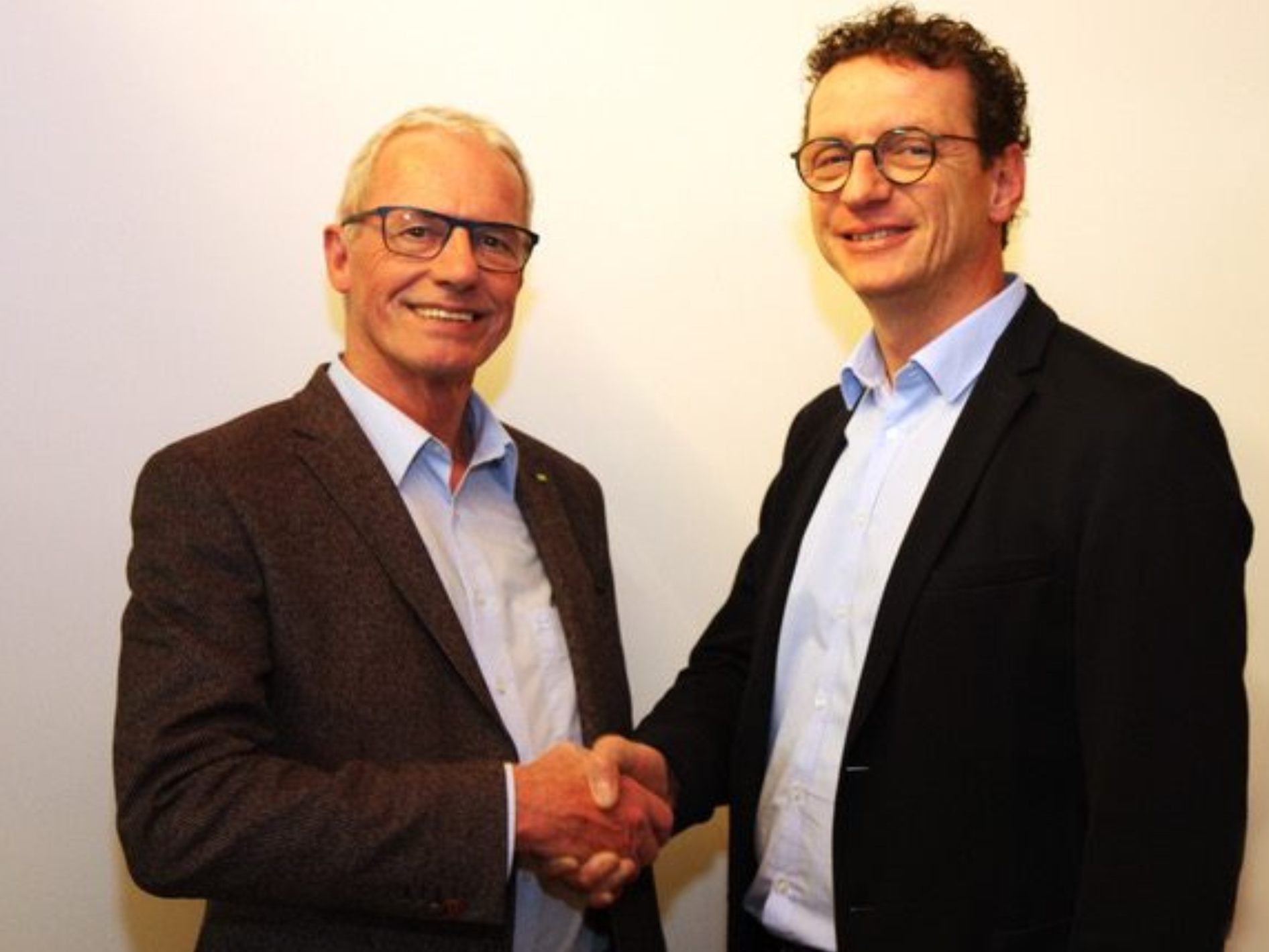 Bürgermeister Gottfried Brändle und Spitzenkandidat Markus Giesinger Bürgermeister Gottfried Brändle und Spitzenkandidat Markus Giesinger