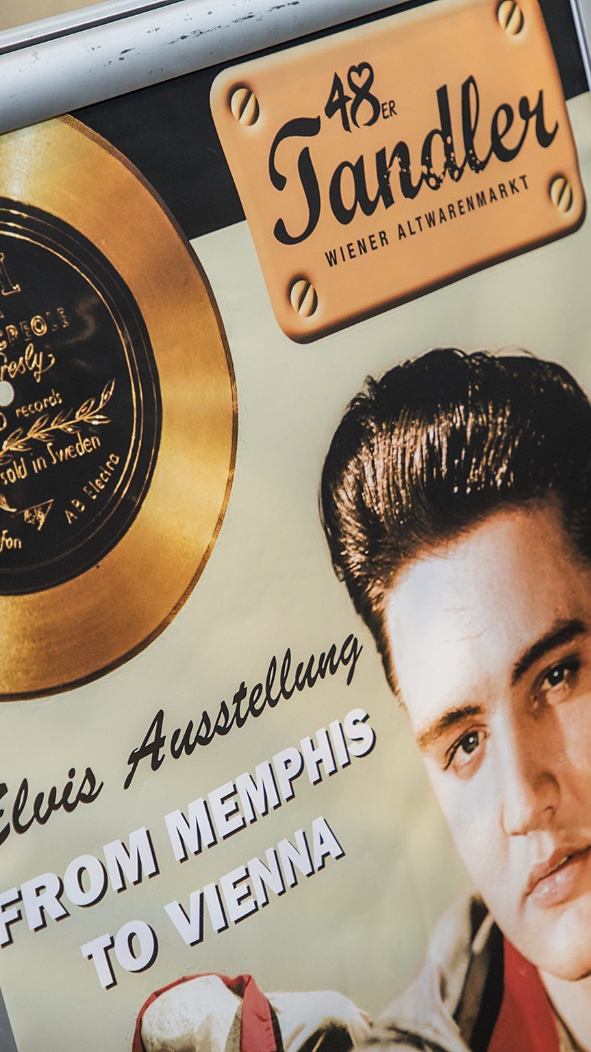 Im 48er-Tandler werden Originalexponate von Elvis Presley gezeigt.