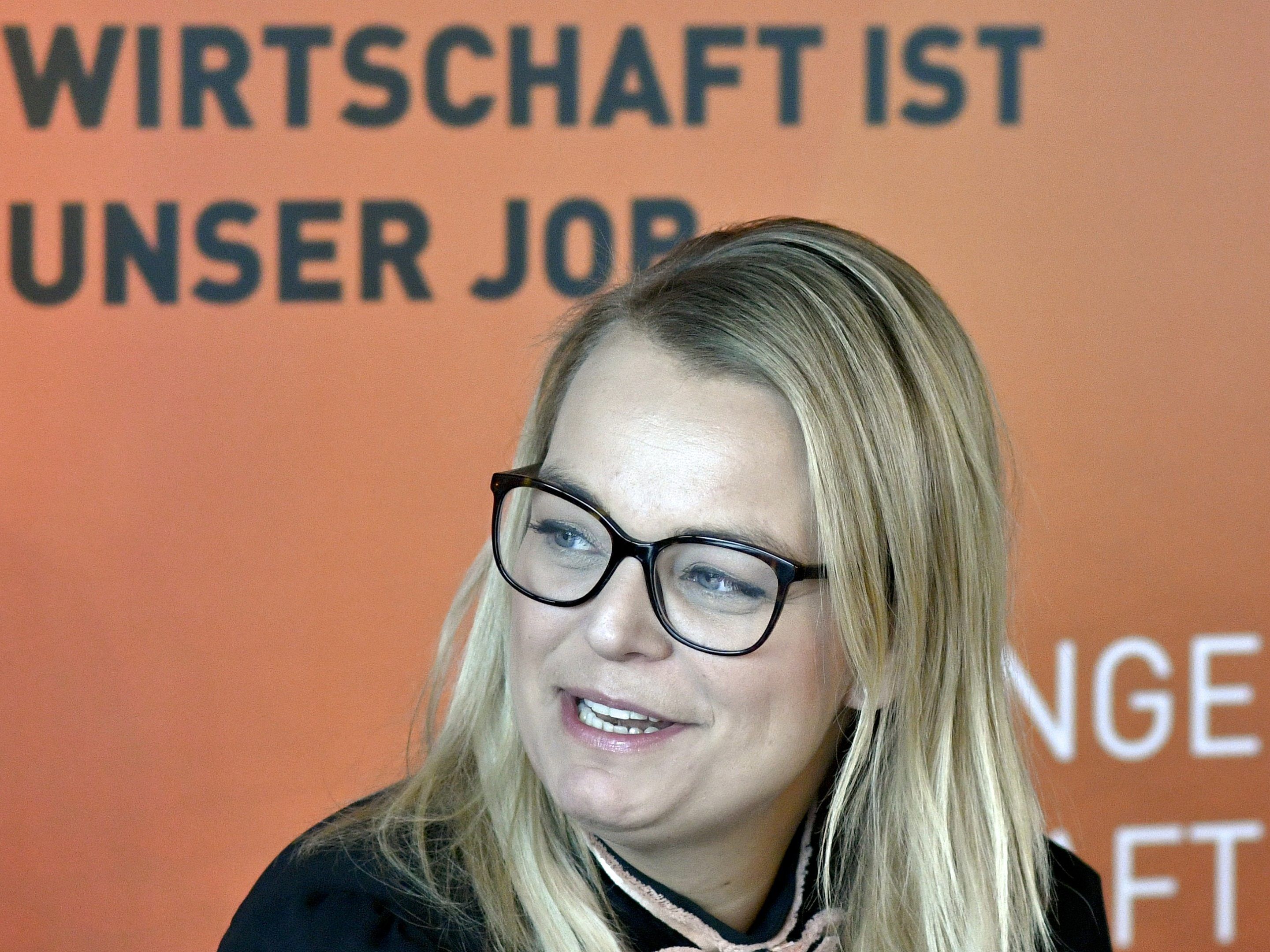 Bundesvorsitzende Holzinger zeigt sich zufrieden. Bundesvorsitzende Holzinger zeigt sich zufrieden.
