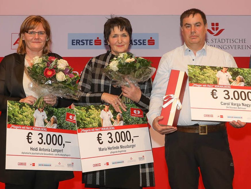 Die ausgezeichneten PflegerInnen