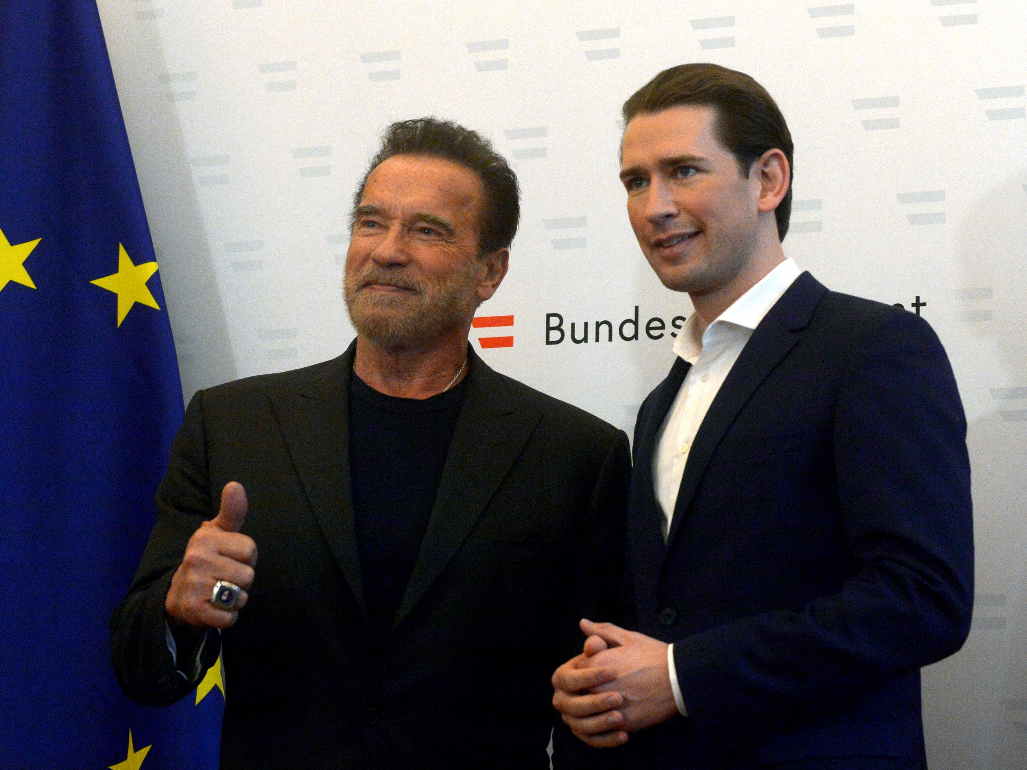 Schwarzenegger traf Kurz, um erste Details zu besprechen. Schwarzenegger traf Kurz, um erste Details zu besprechen.