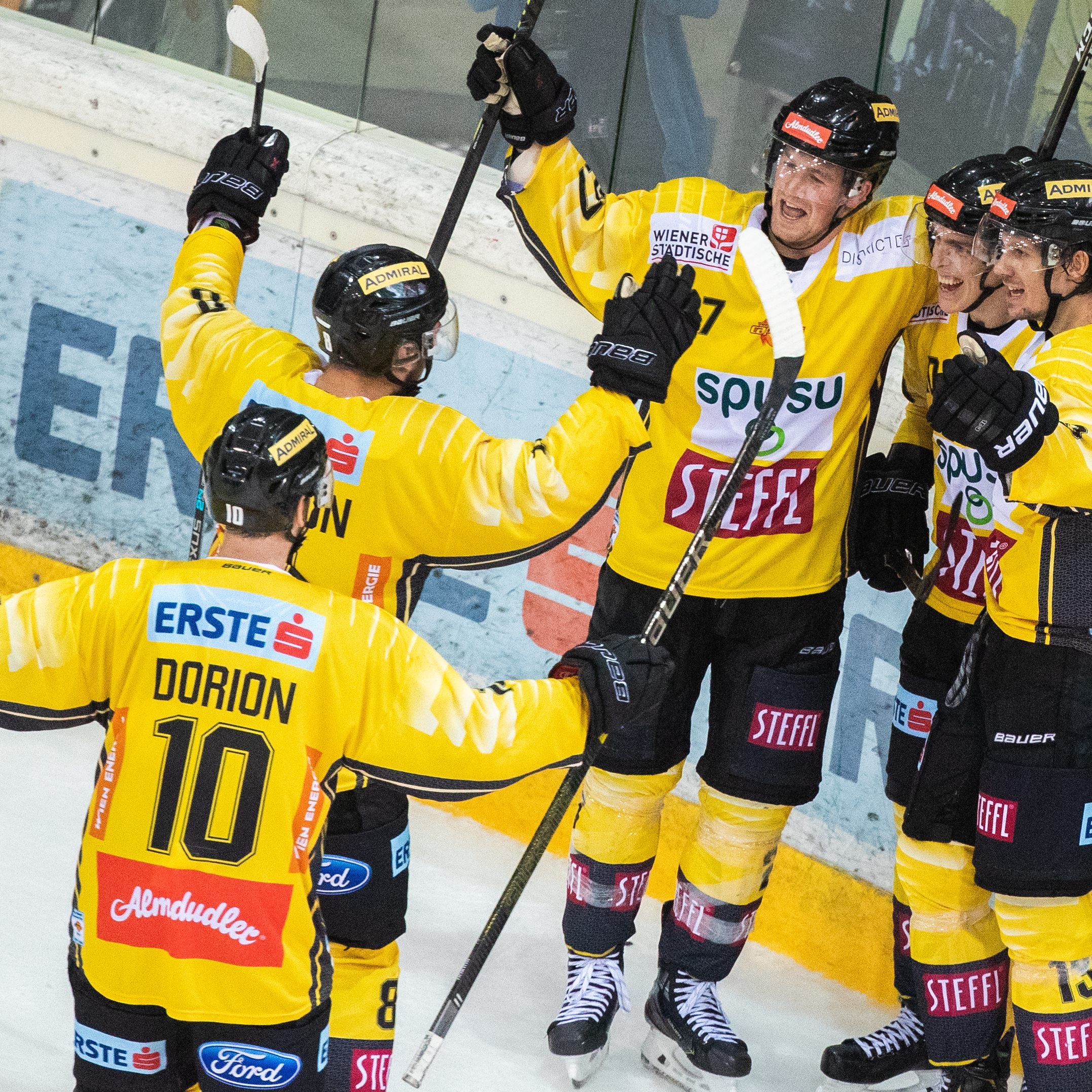 Bei den Vienna Capitals gibt es Grund zu jubeln.