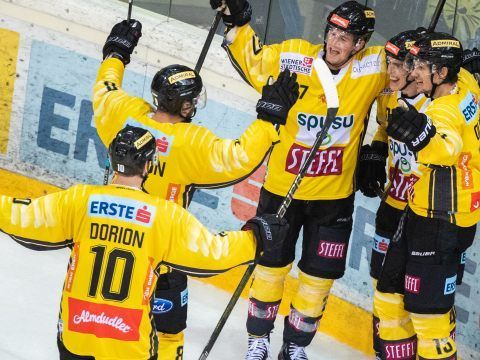 Die Vienna Capitals konnten das Spiel gegen Südtirol noch drehen.