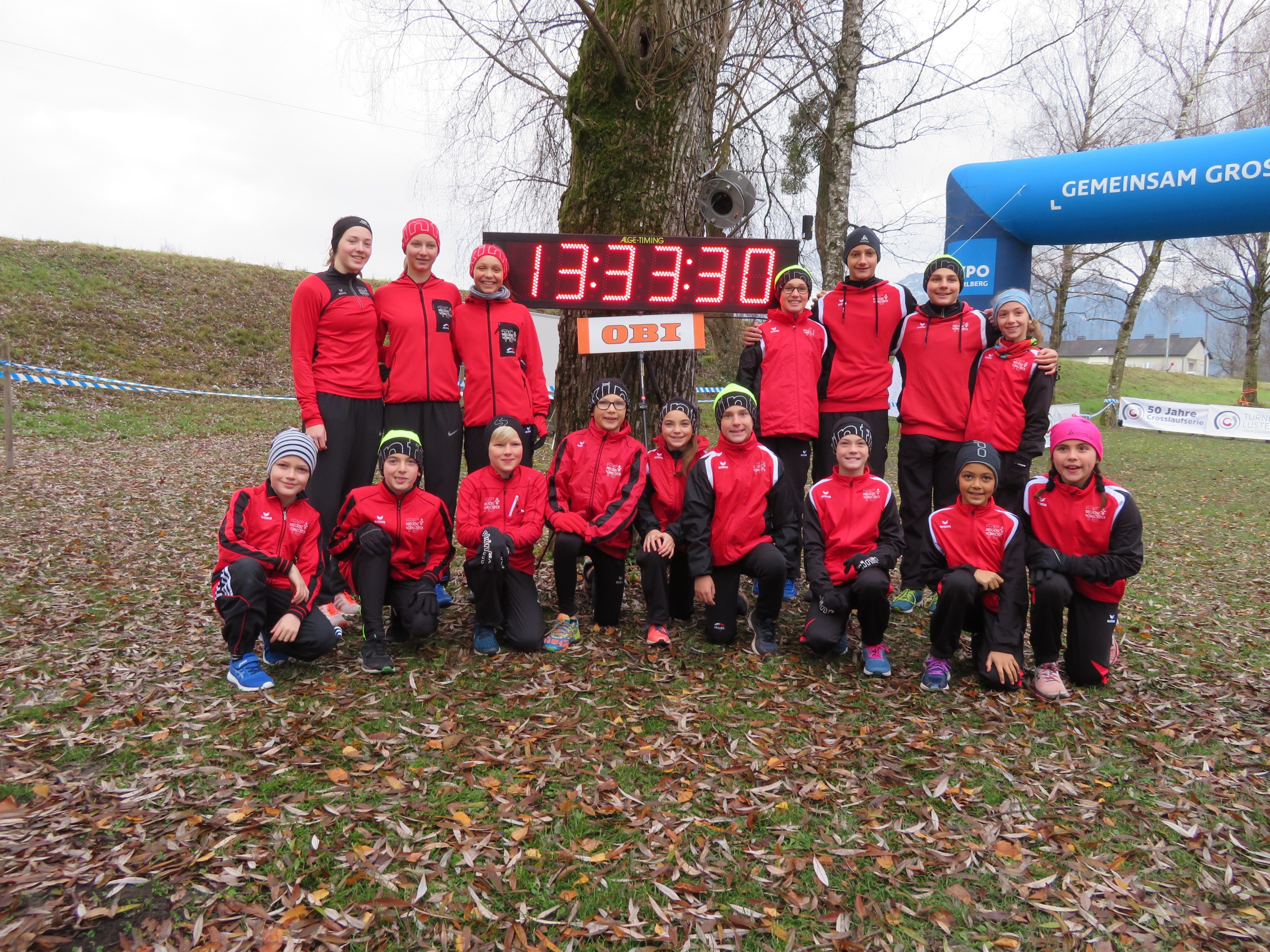 Das OBI POWERTEAM überzeugt bei der Crosslaufserie in Lustenau!