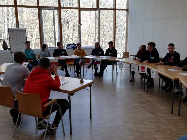 Schüler 3aha und 3hk in St. Arbogast