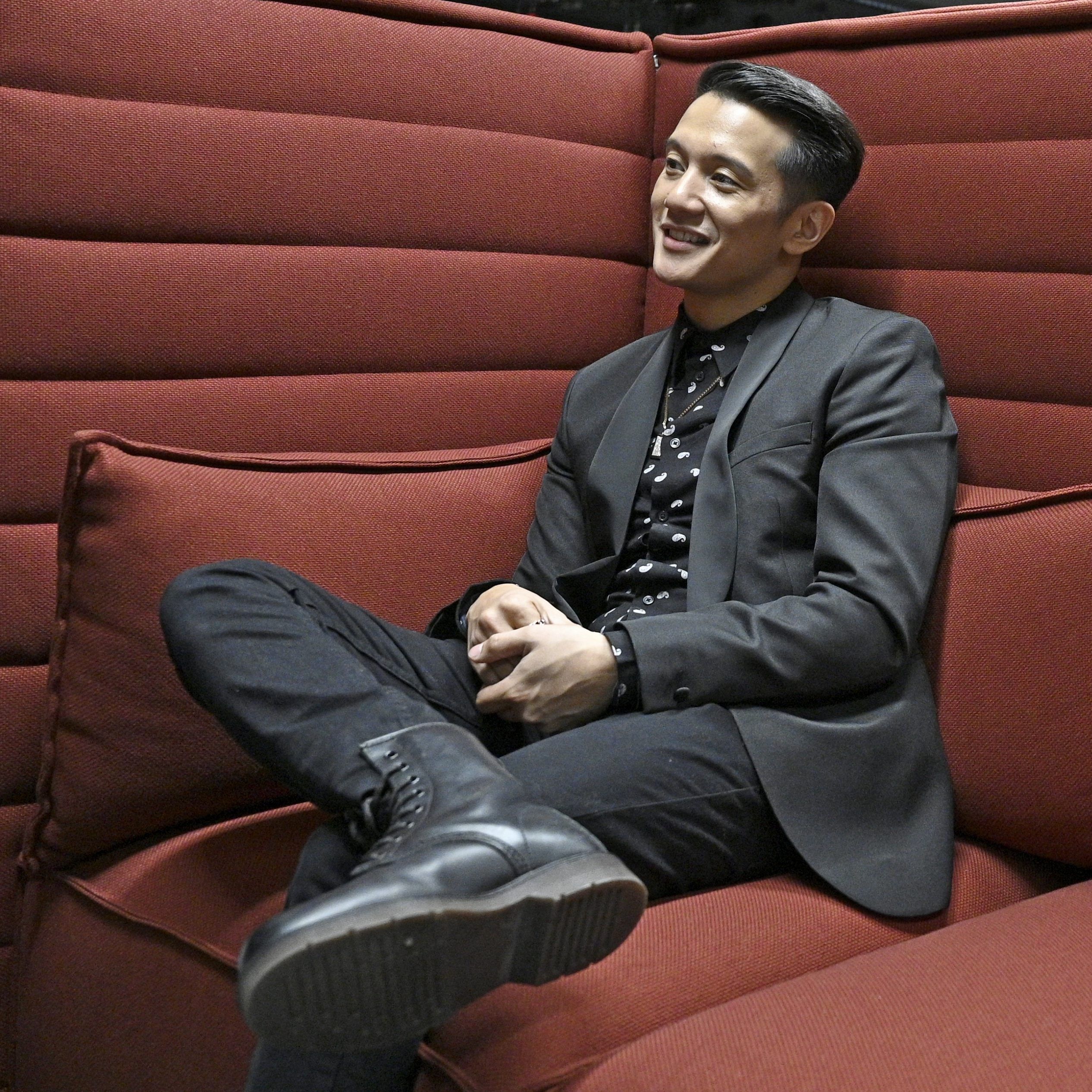 Vincent Bueno steht beim Musical "Rock My Soul" auf der Bühne.