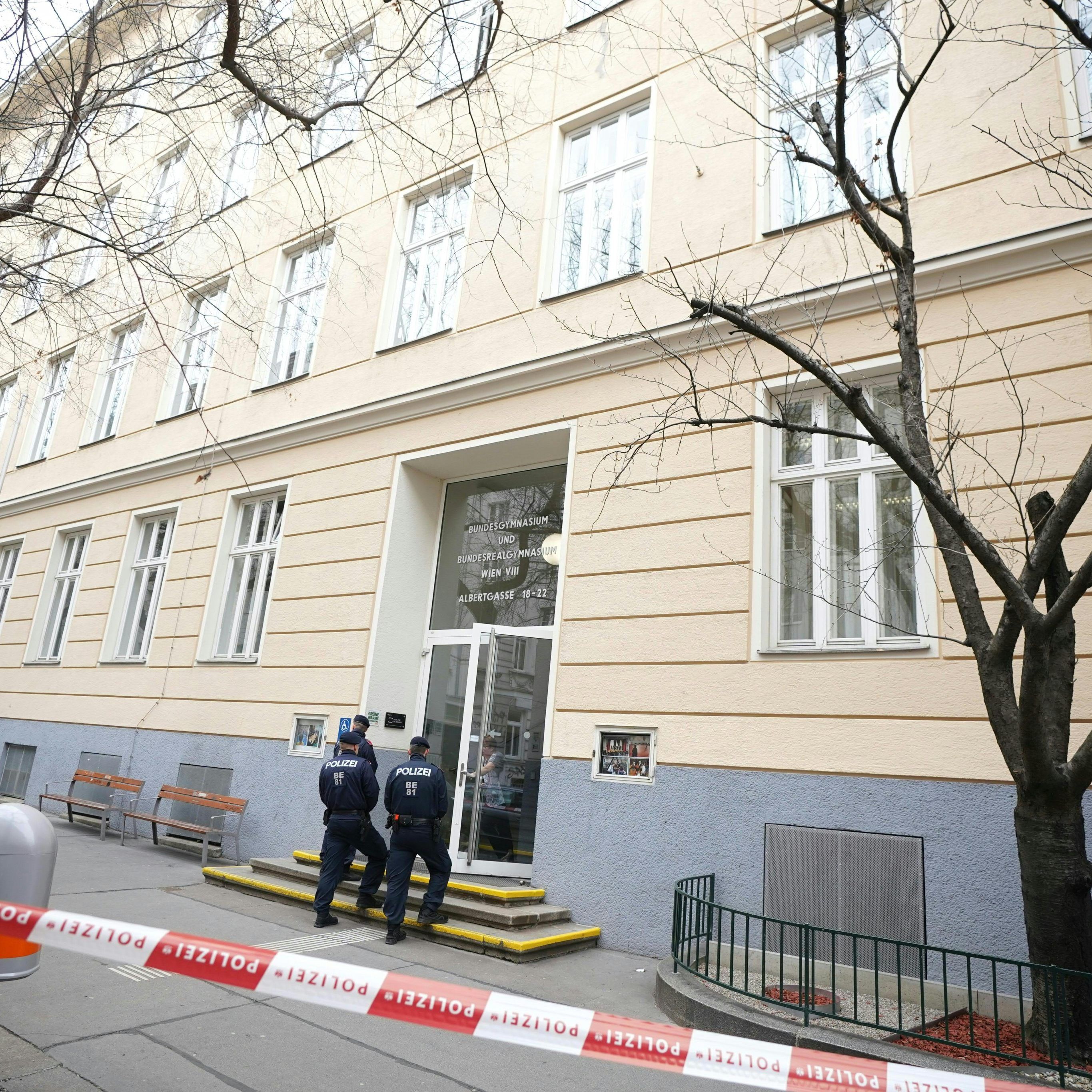 Das Gymnasium in Wien-Josefstadt wurde nach dem Verdachtsfall gesperrt.