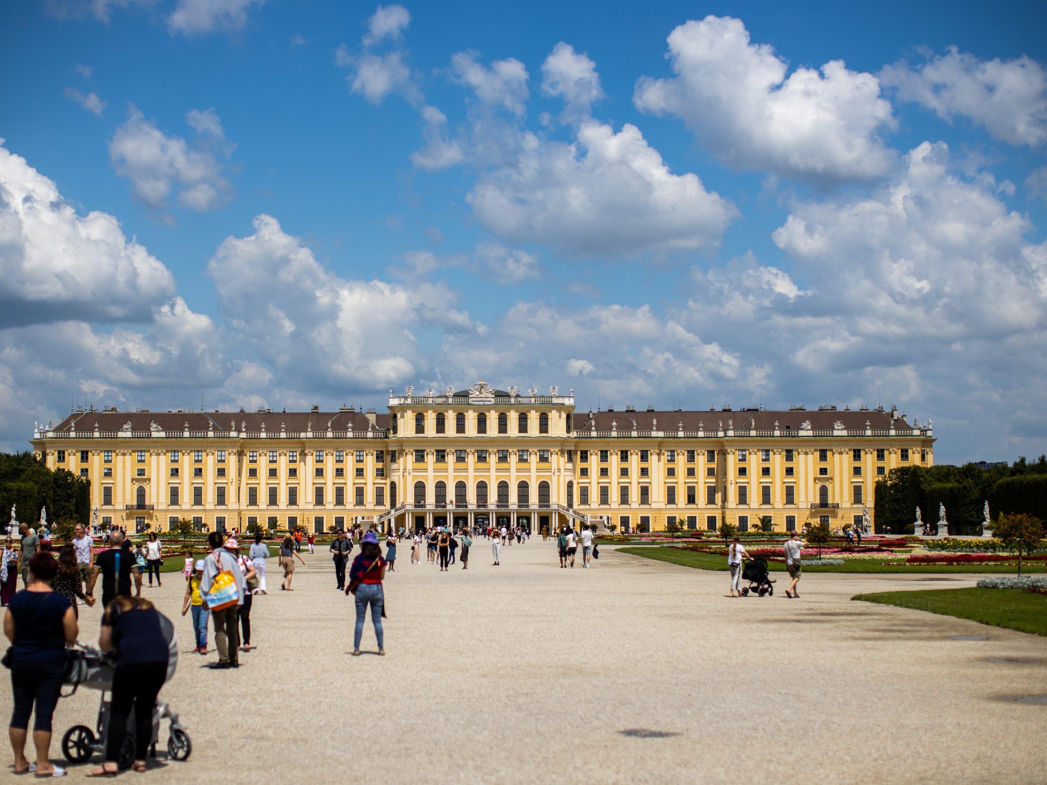 Im Wiener Schloss Schönbrunn wurde 2019 ein neuer Besucherrekord verzeichnet.