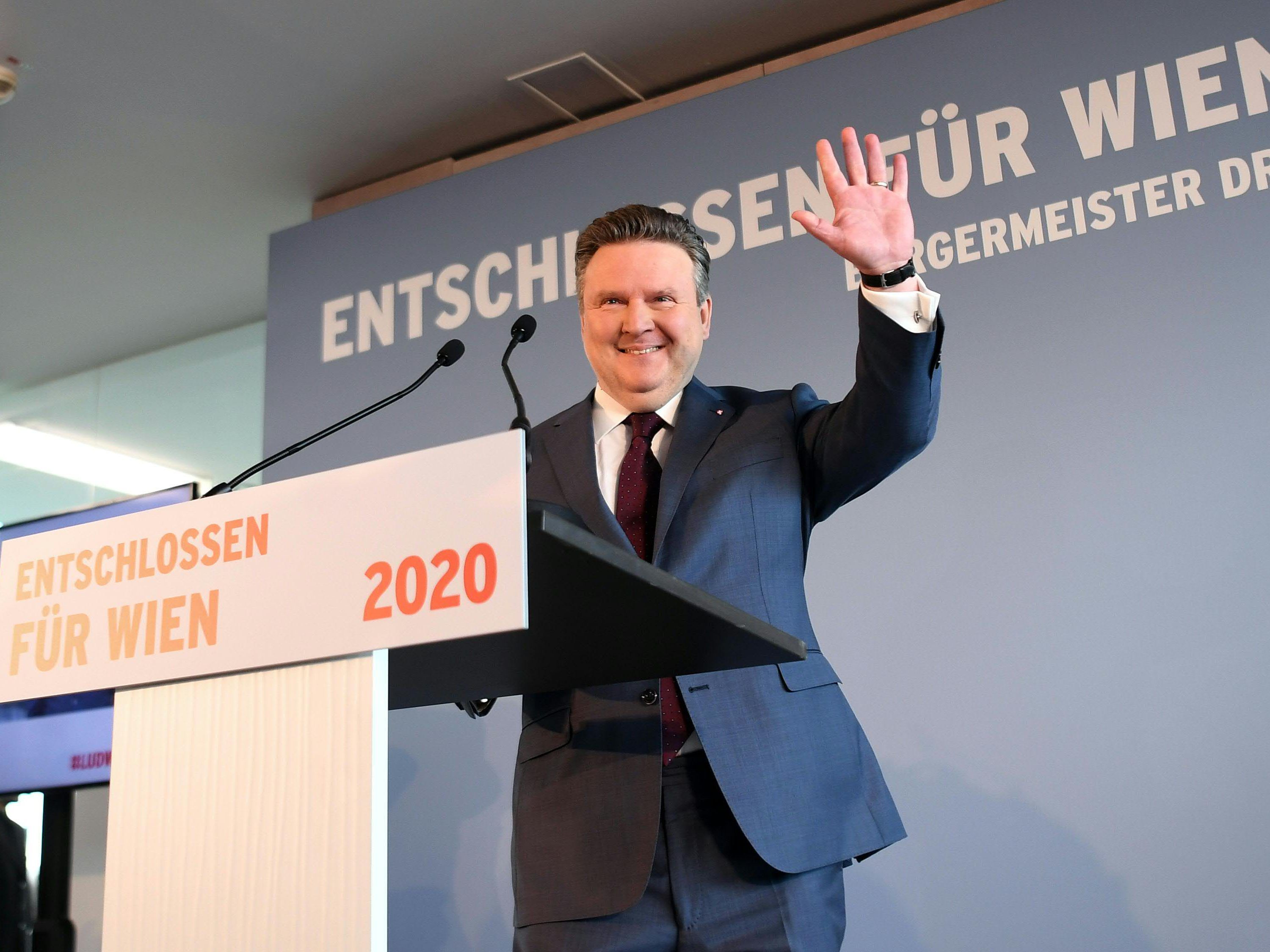 Michael Ludwig gab die Schwerpunkte der kommenden Monate bekannt.
