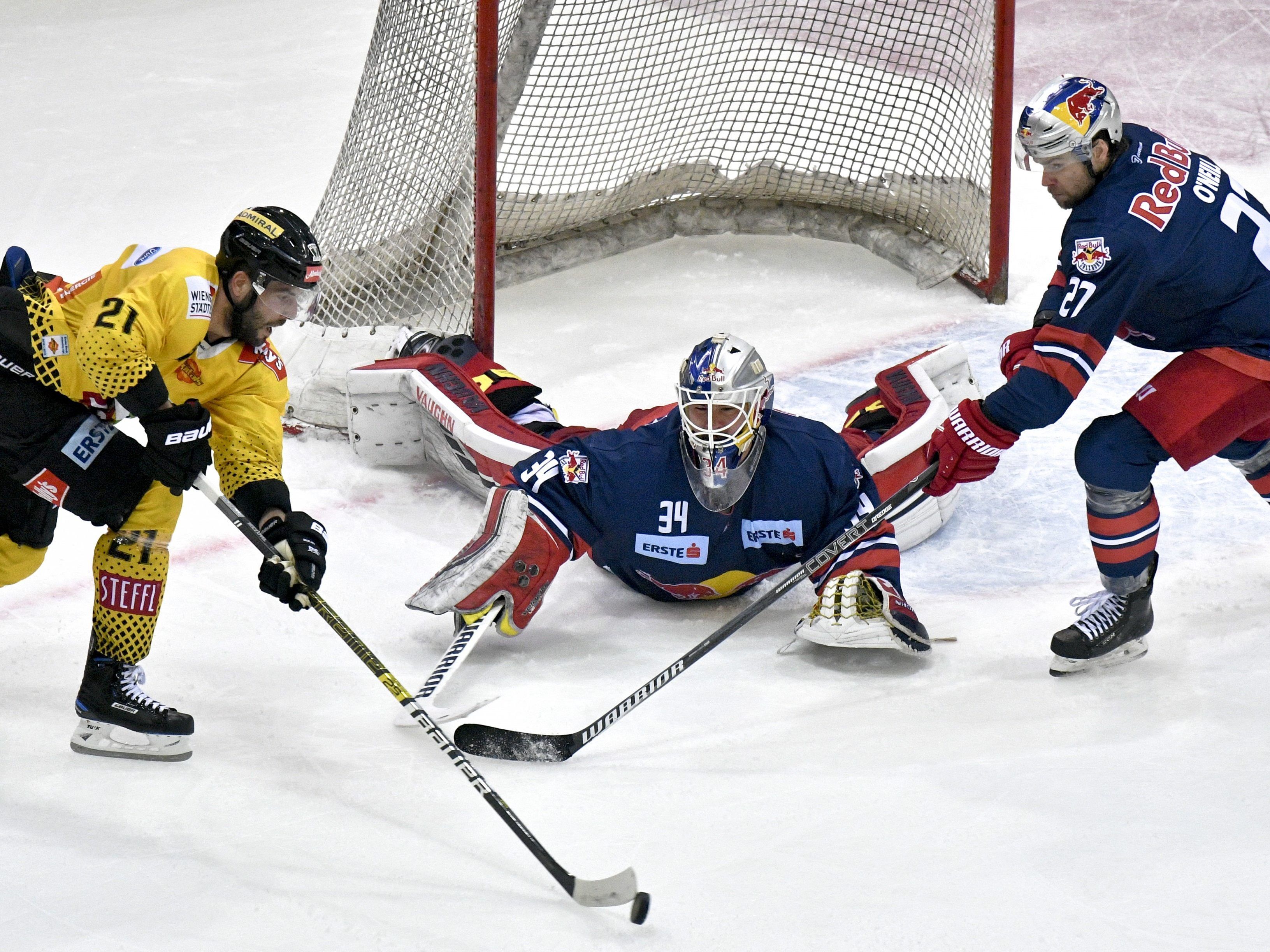 Nach sieben Heimsiegen mussten sich die Vienna Capitals geschlagen geben.