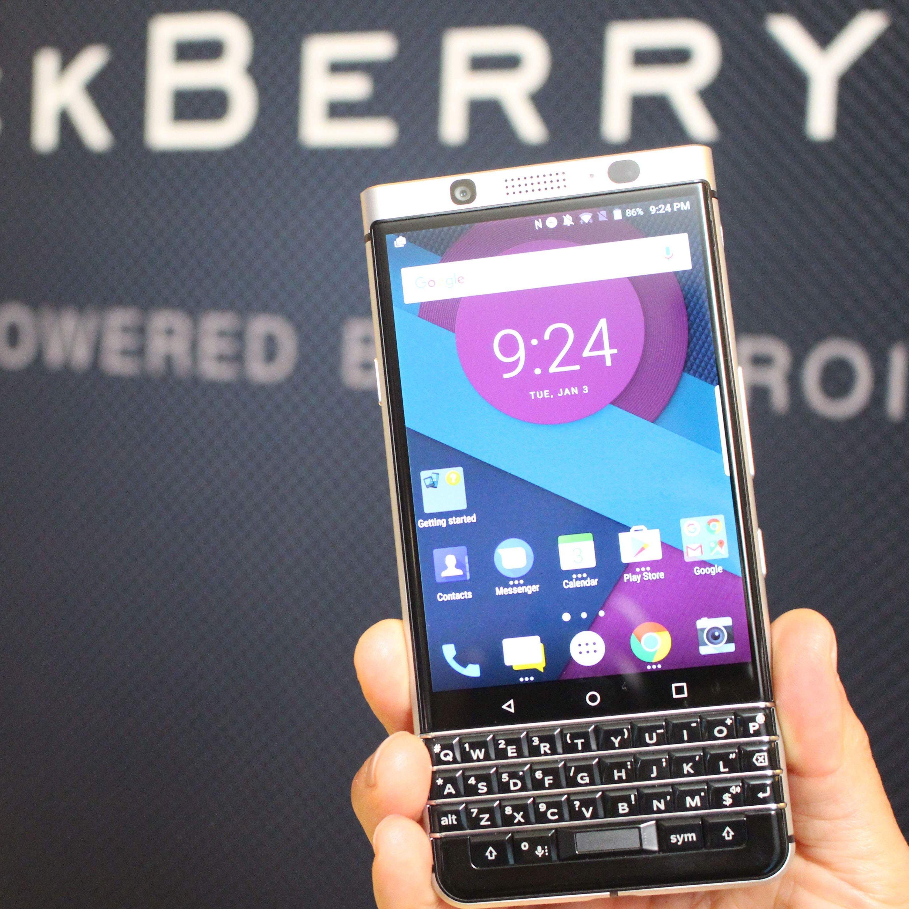 Blackberry-Telefone mit Android als Betriebssystem spielten zuletzt kaum noch eine Rolle