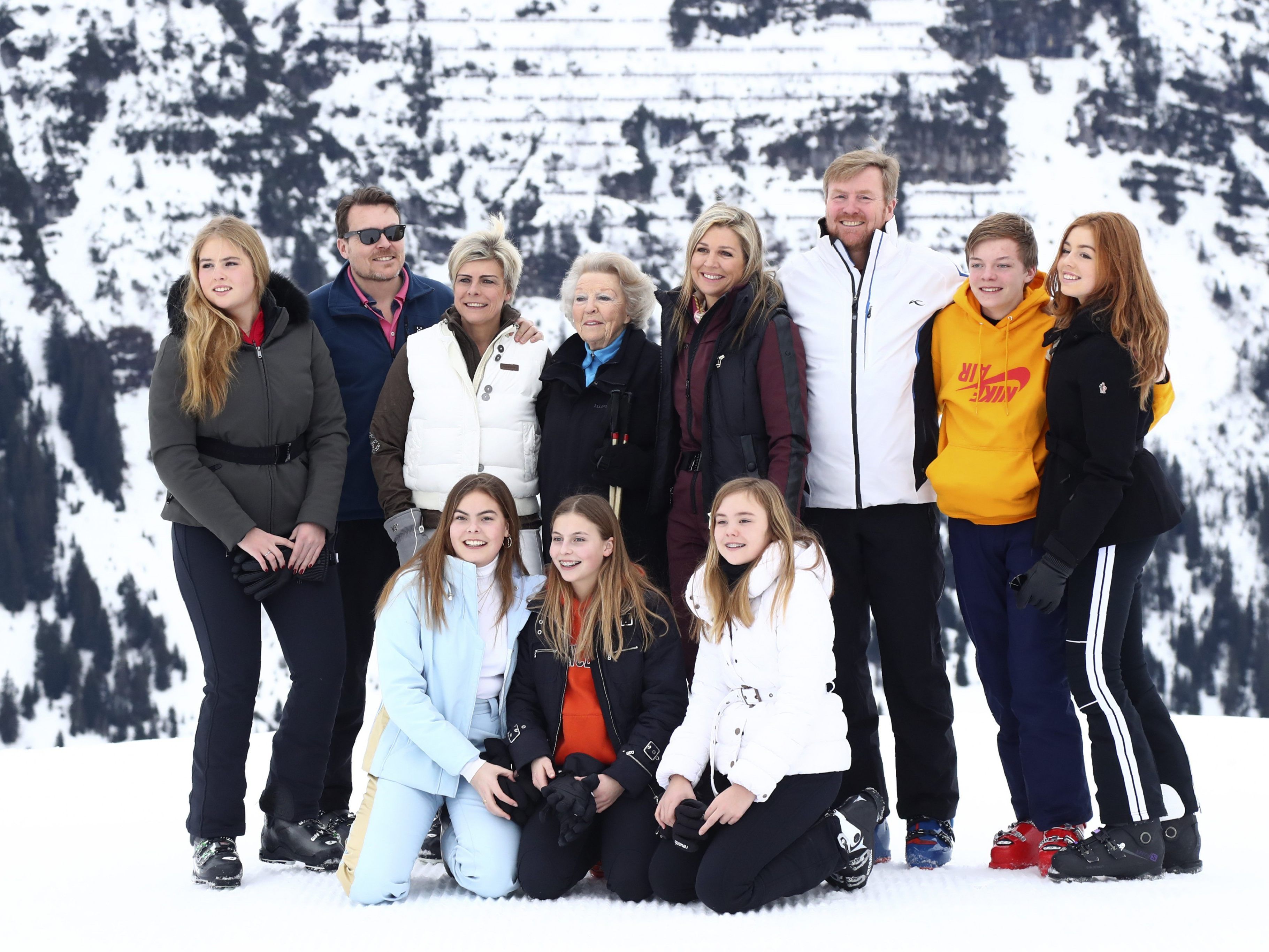 Die holländischen Royals urlauben wieder in Lech.