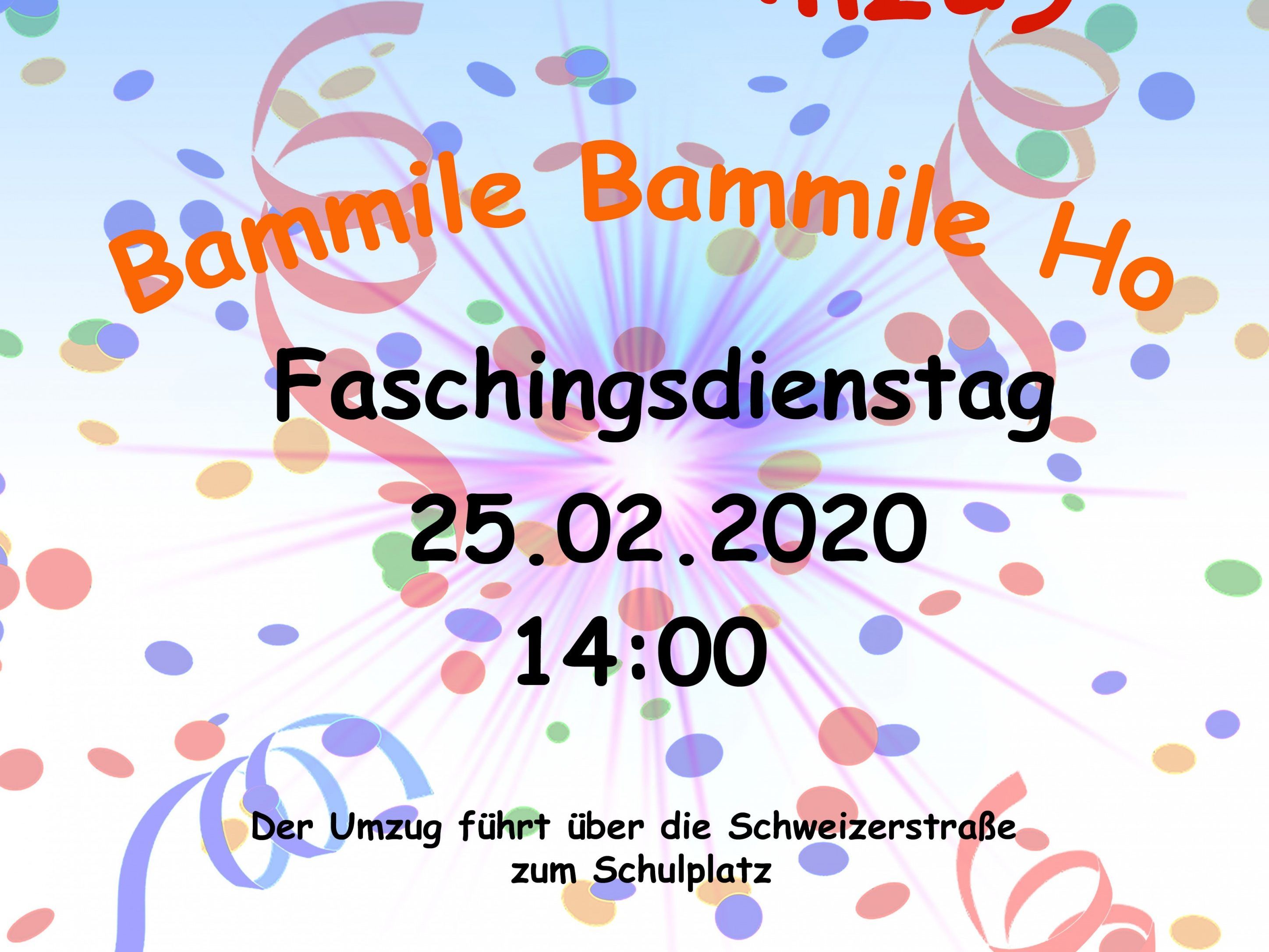 Flyer Fasching